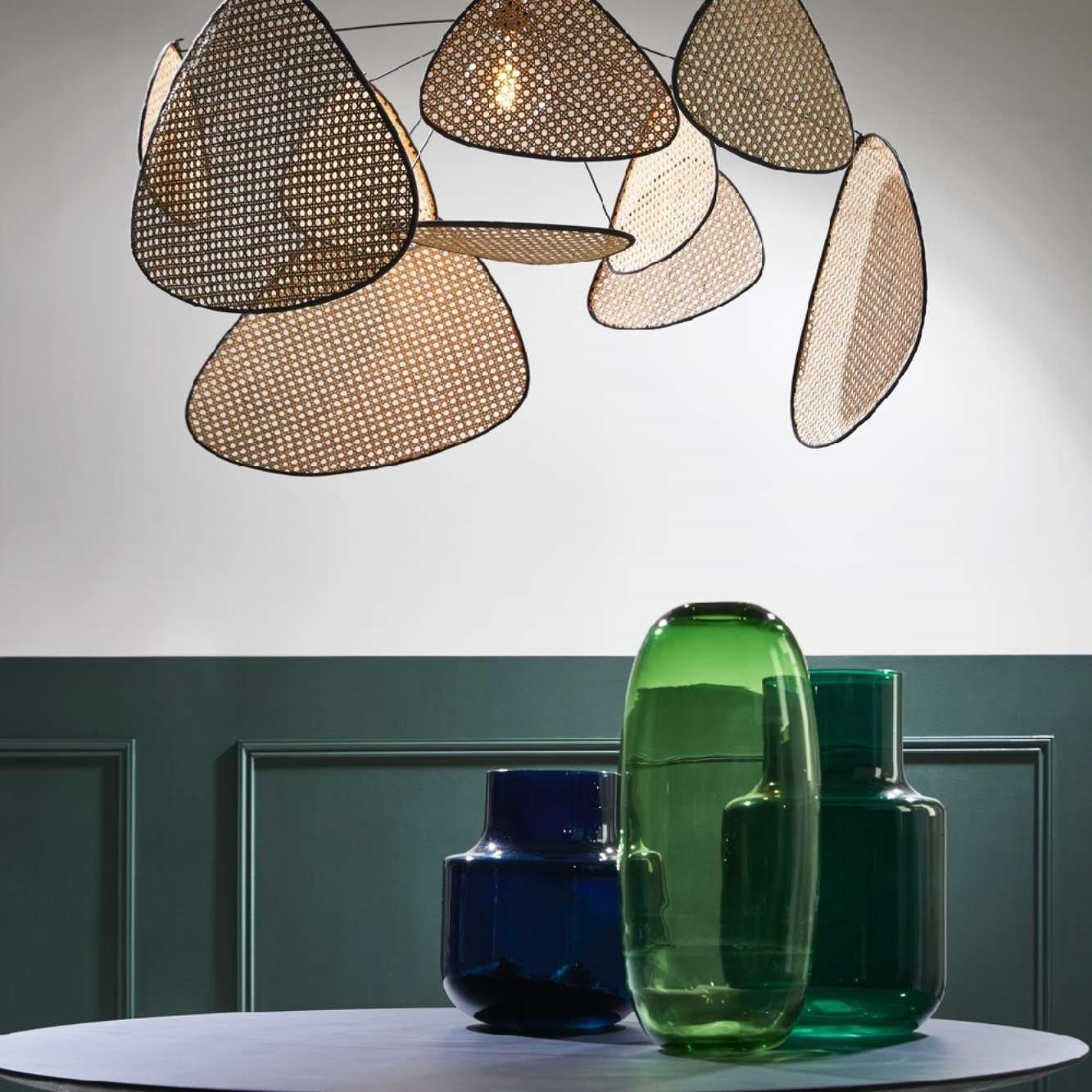 Lustra Pendant Light Rattan Swag Industrial - Letslighting
