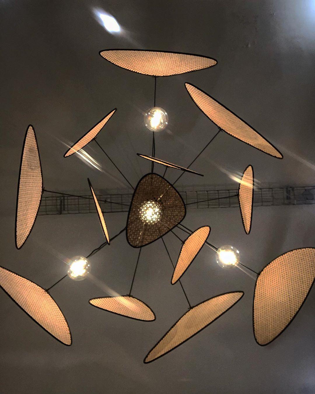 Lustra Pendant Light Rattan Swag Industrial - Letslighting
