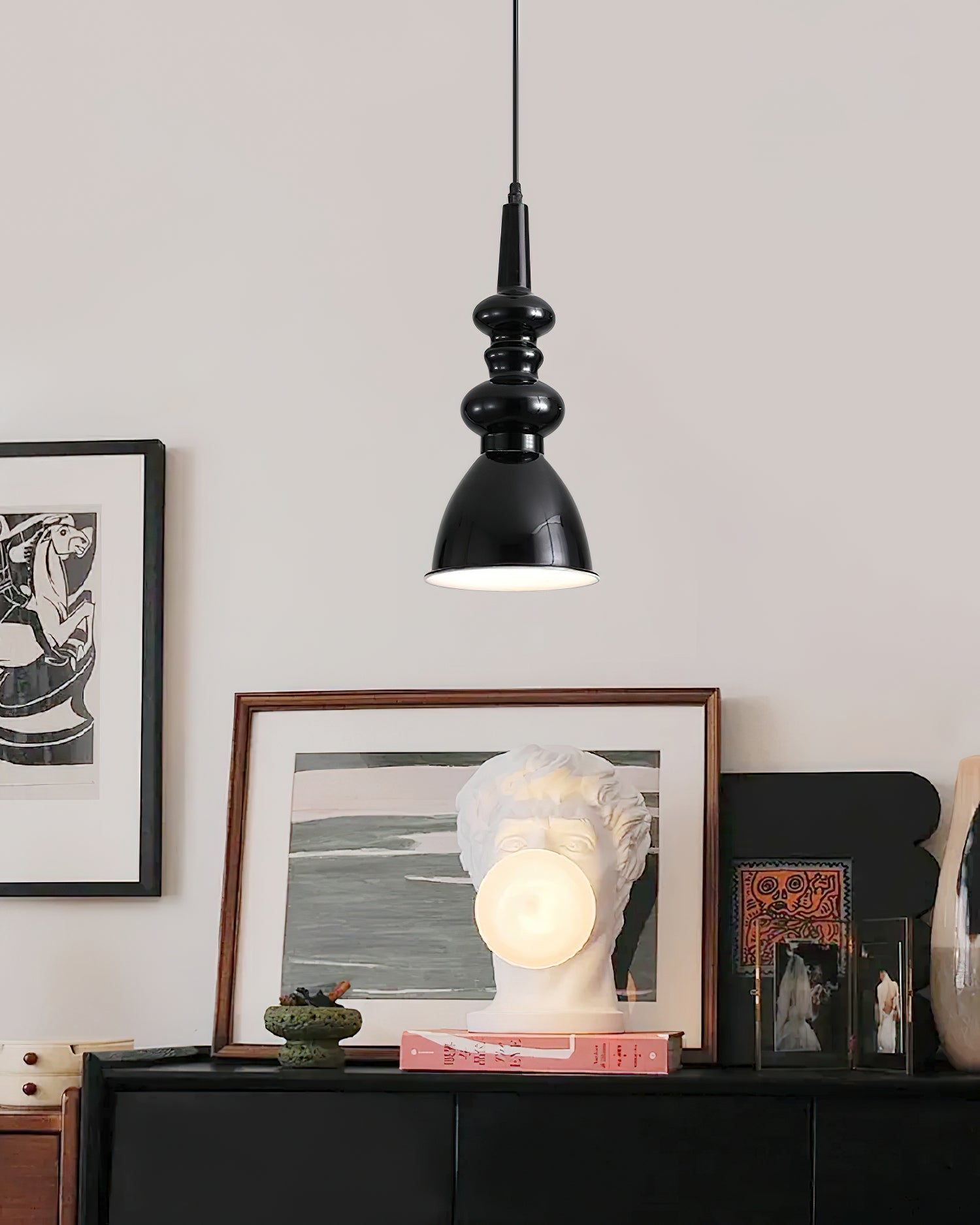 Aurvaror Nordic Art Noir Pendant Light - Letslighting