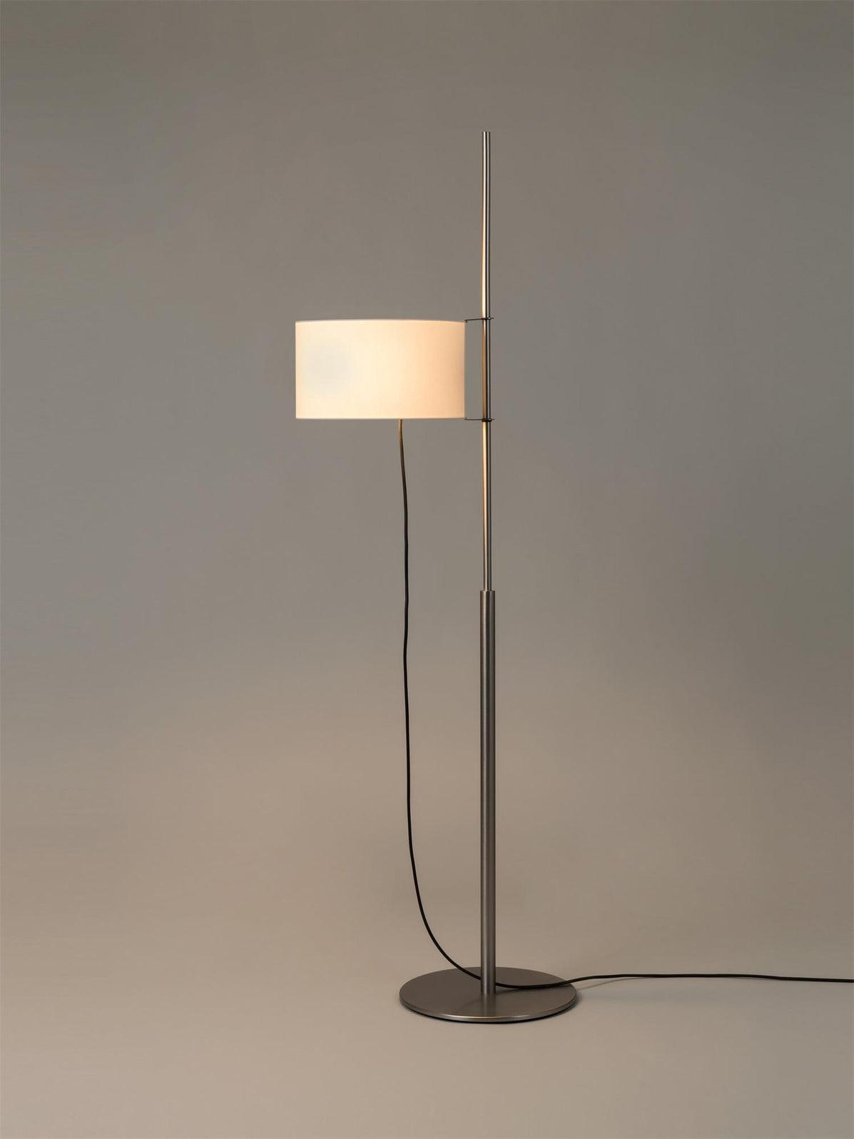 Terenzo Wood Fabric Floor Lamp - Letslighting