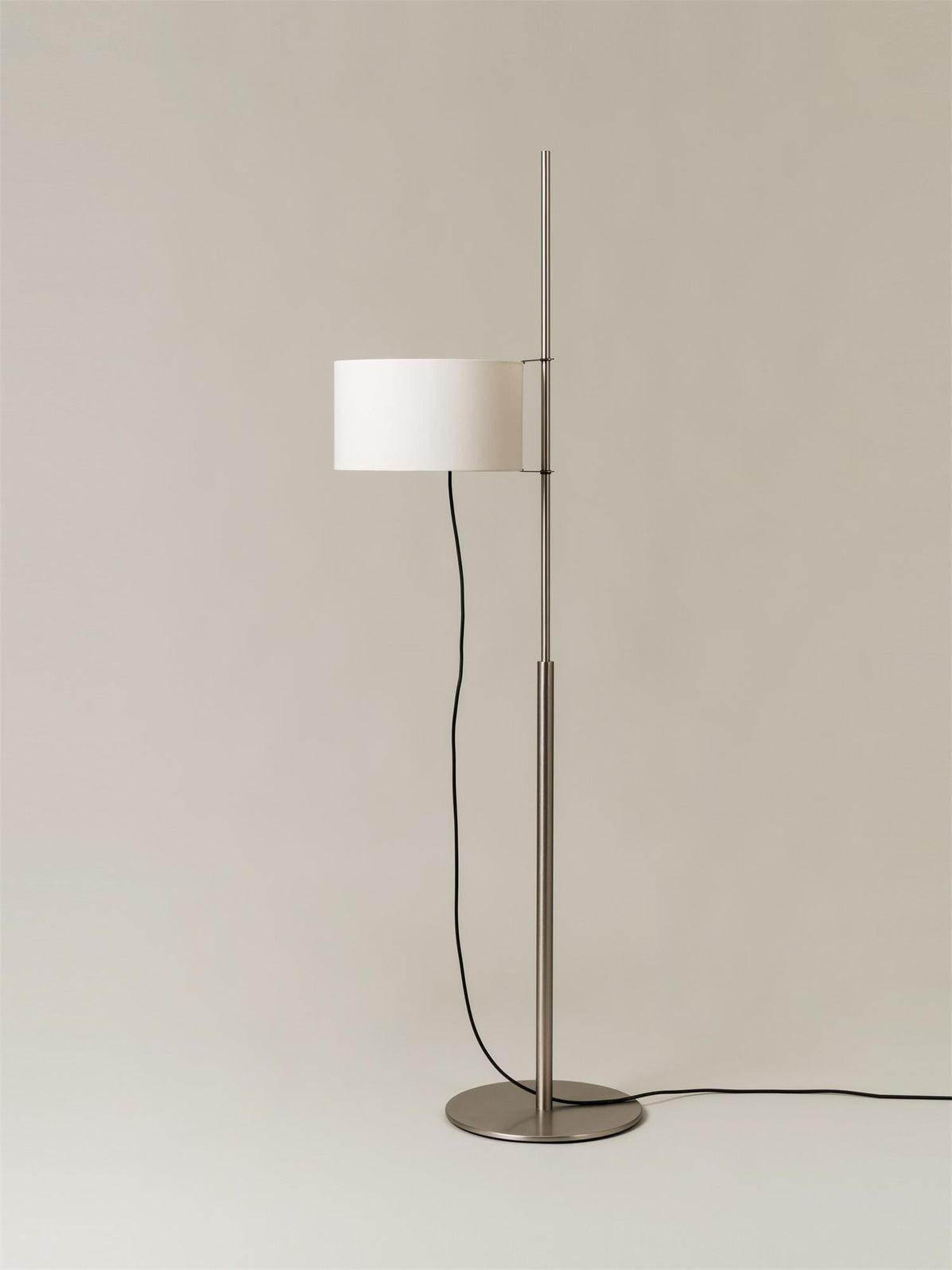Terenzo Wood Fabric Floor Lamp - Letslighting