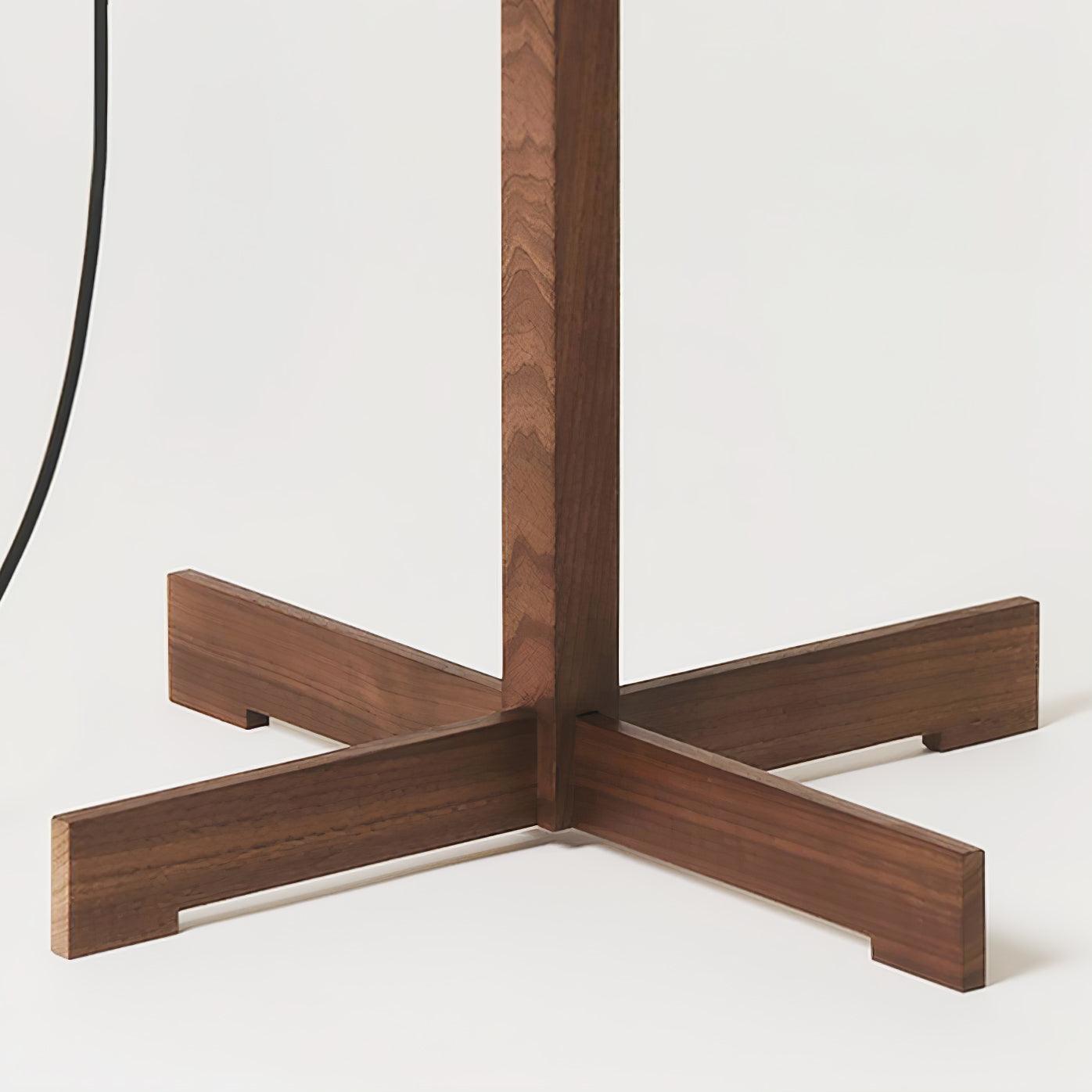 Terenzo Wood Fabric Floor Lamp - Letslighting