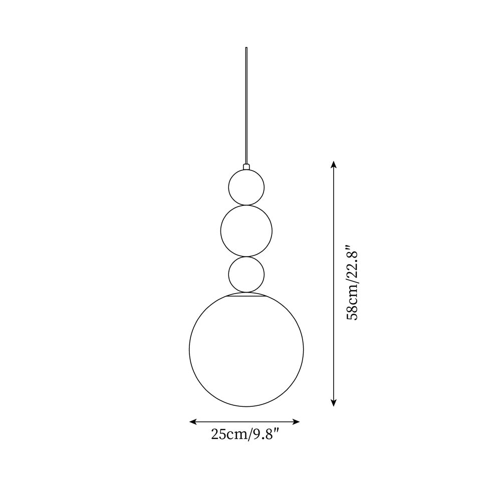 Candy Round Ball Pendant Light - Letslighting