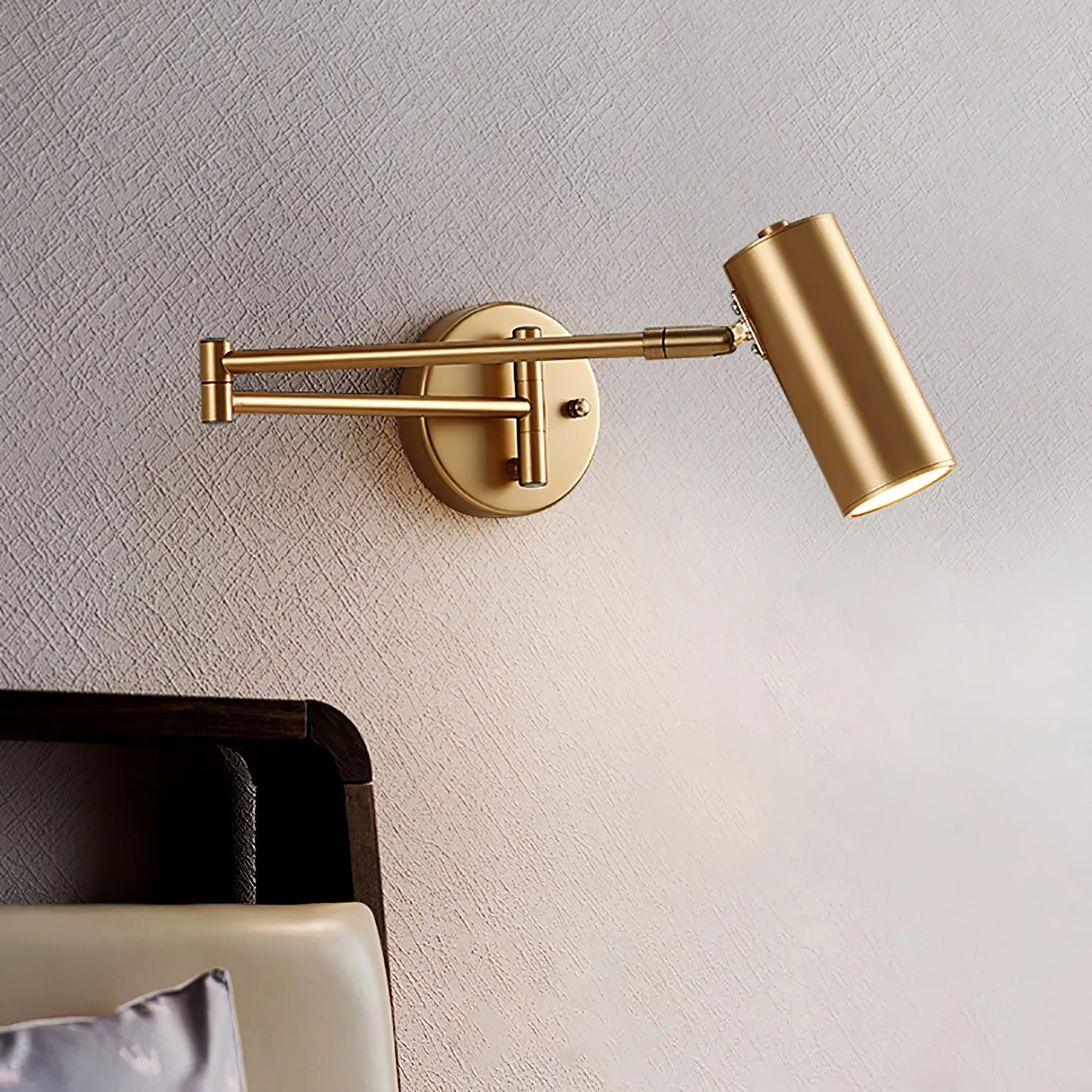 Ray Adjustable Swing Arm Wall Lamp