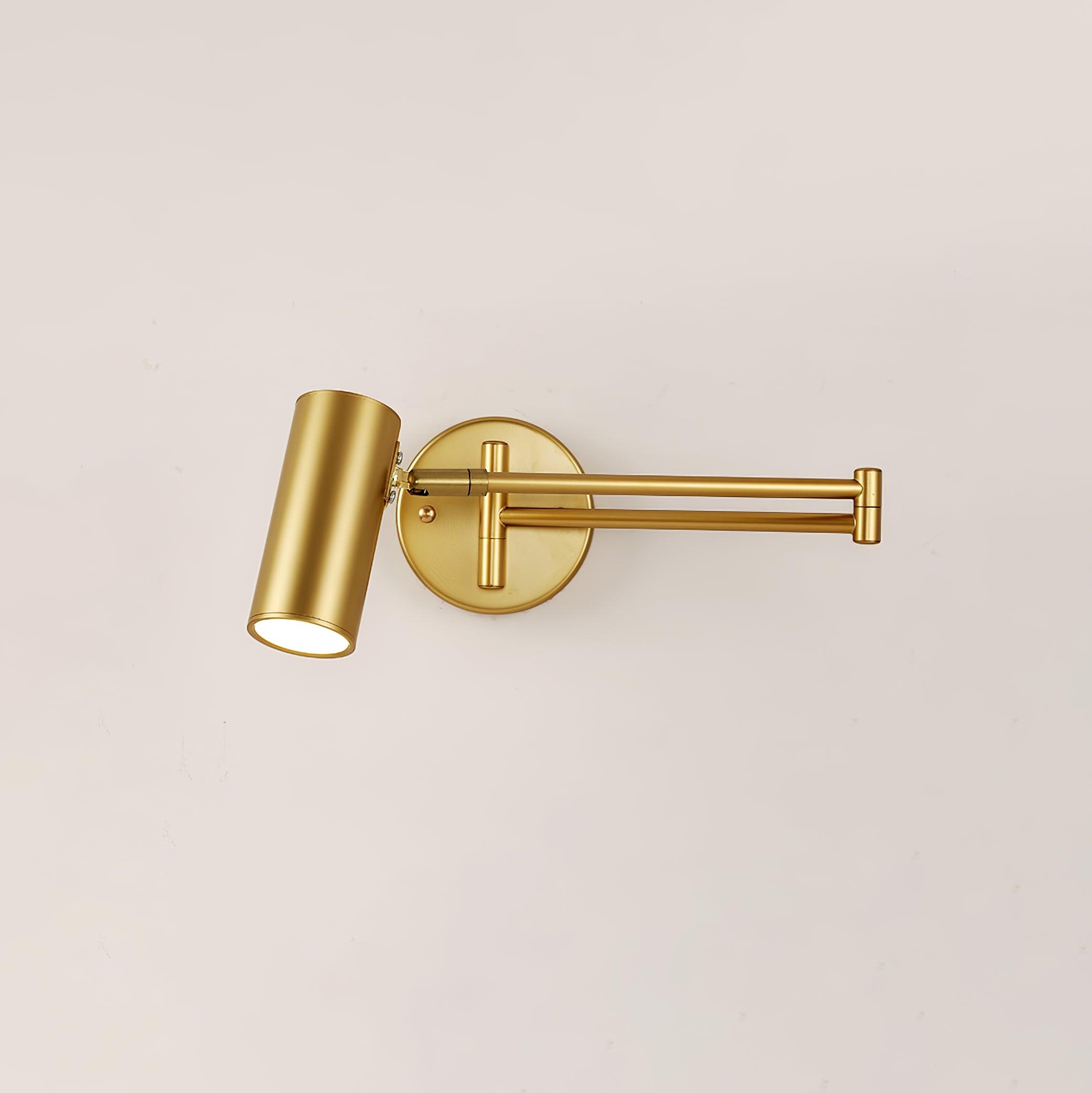 Lustra Wall Sconce Brass Swing Arm Adjustable - Letslighting