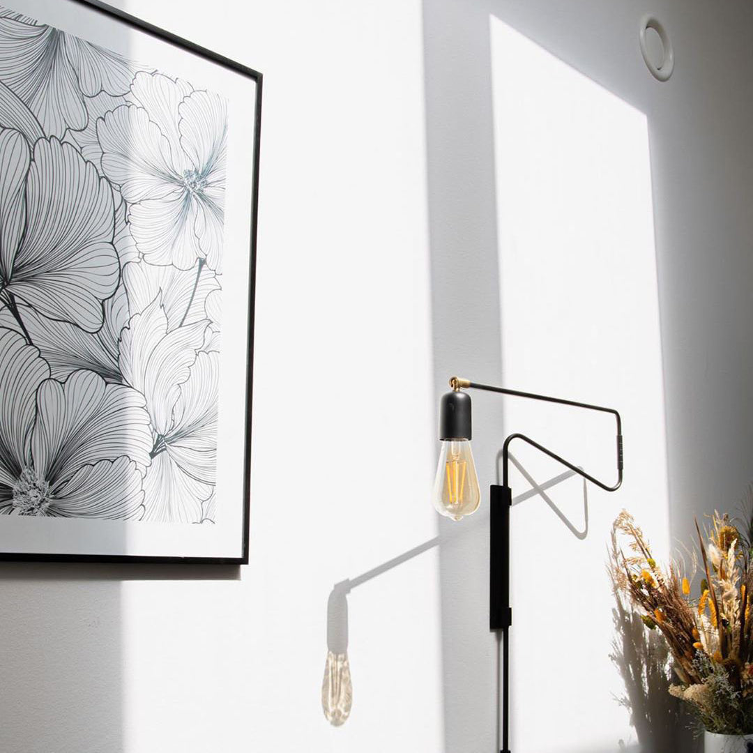 Ersora Modern Minimalist Swing Plug-in Wall Lamp - Letslighting