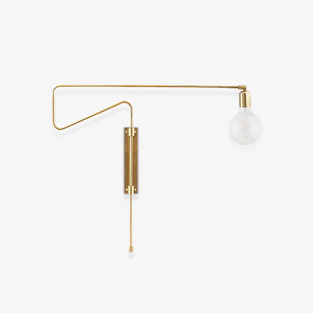 Elsoreth Modern Minimalist Swing Wall Lamp - Letslighting