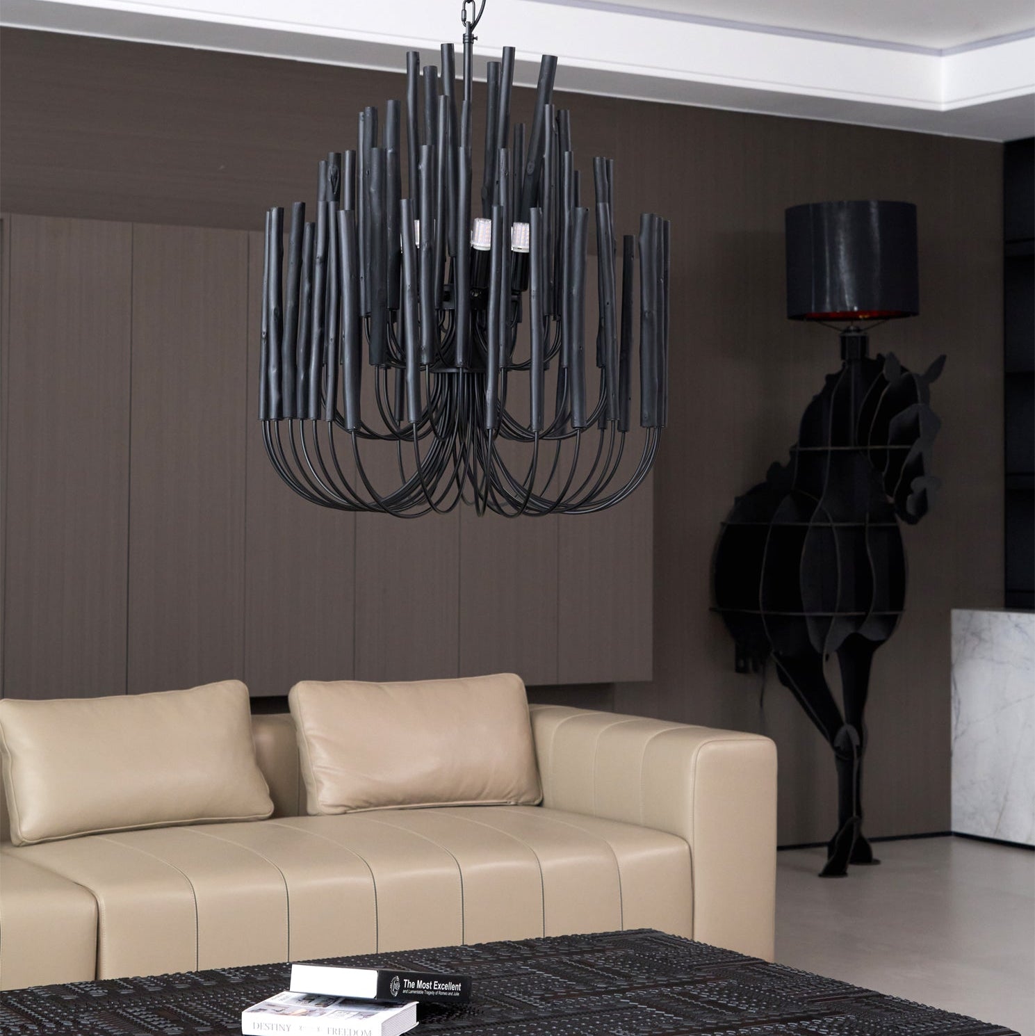 Nyphaiel Postmodern Luxury Wood Chandelier - Letslighting