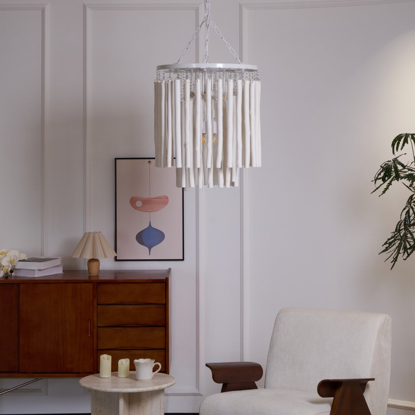 Nyphaiel Postmodern Luxury Wood Chandelier - Letslighting