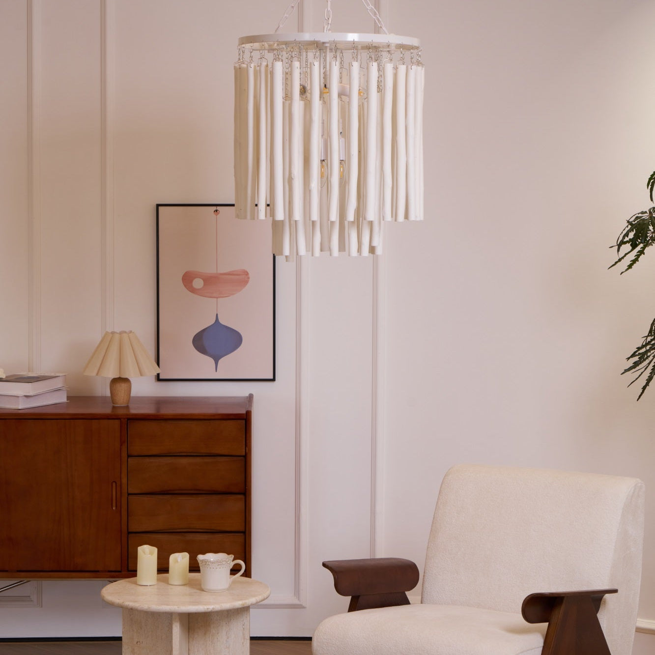 Nyphaiel Postmodern Luxury Wood Chandelier - Letslighting