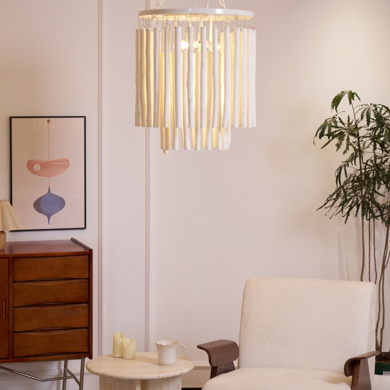 Nyphaiel Postmodern Luxury Wood Chandelier - Letslighting