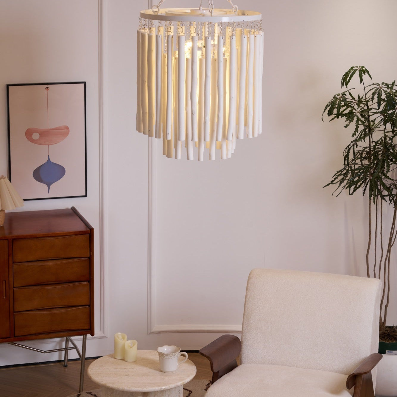 Nyphaiel Postmodern Luxury Wood Chandelier - Letslighting