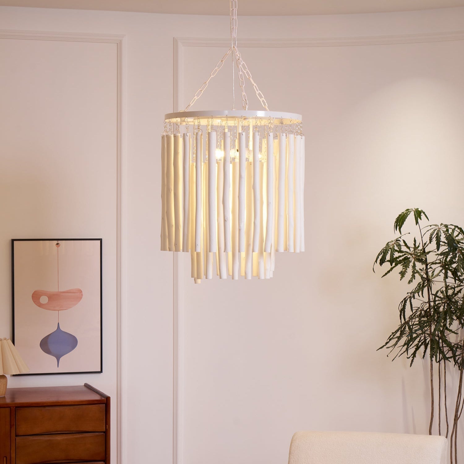 Nyphaiel Postmodern Luxury Wood Chandelier - Letslighting