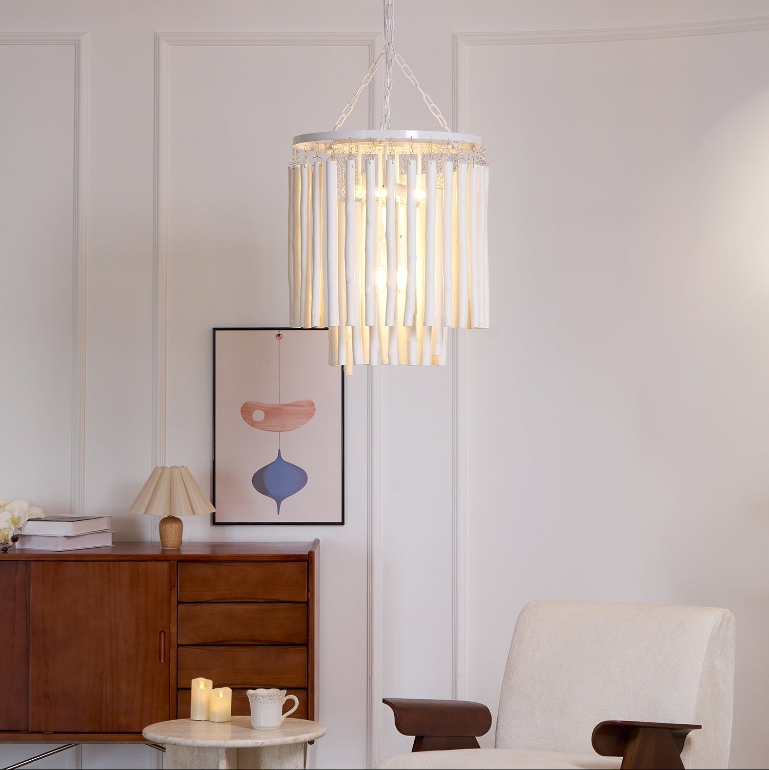 Nyphaiel Postmodern Luxury Wood Chandelier - Letslighting