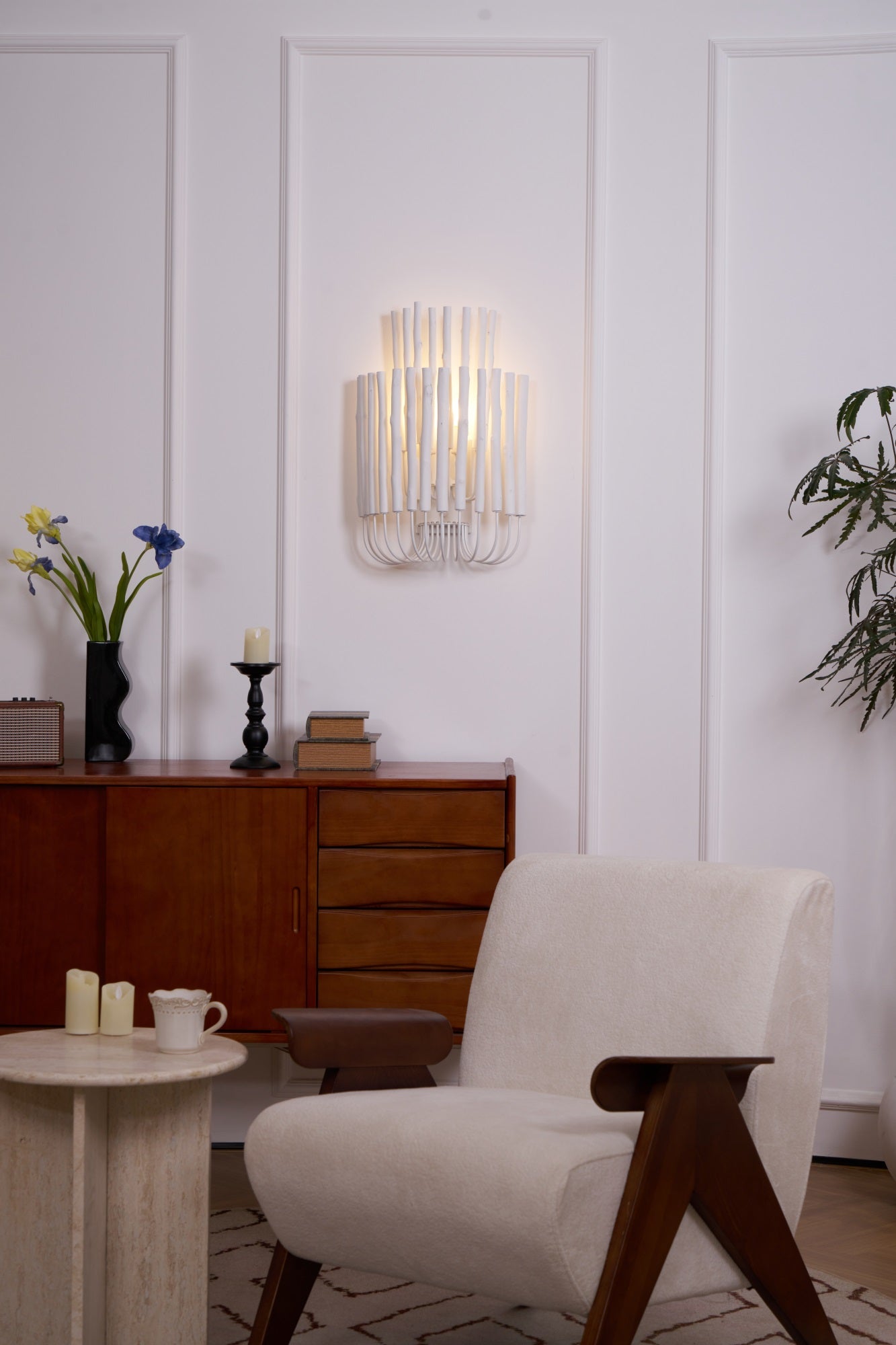 Vasilora Individual Creativity Art Wood Wall Lamp - Letslighting