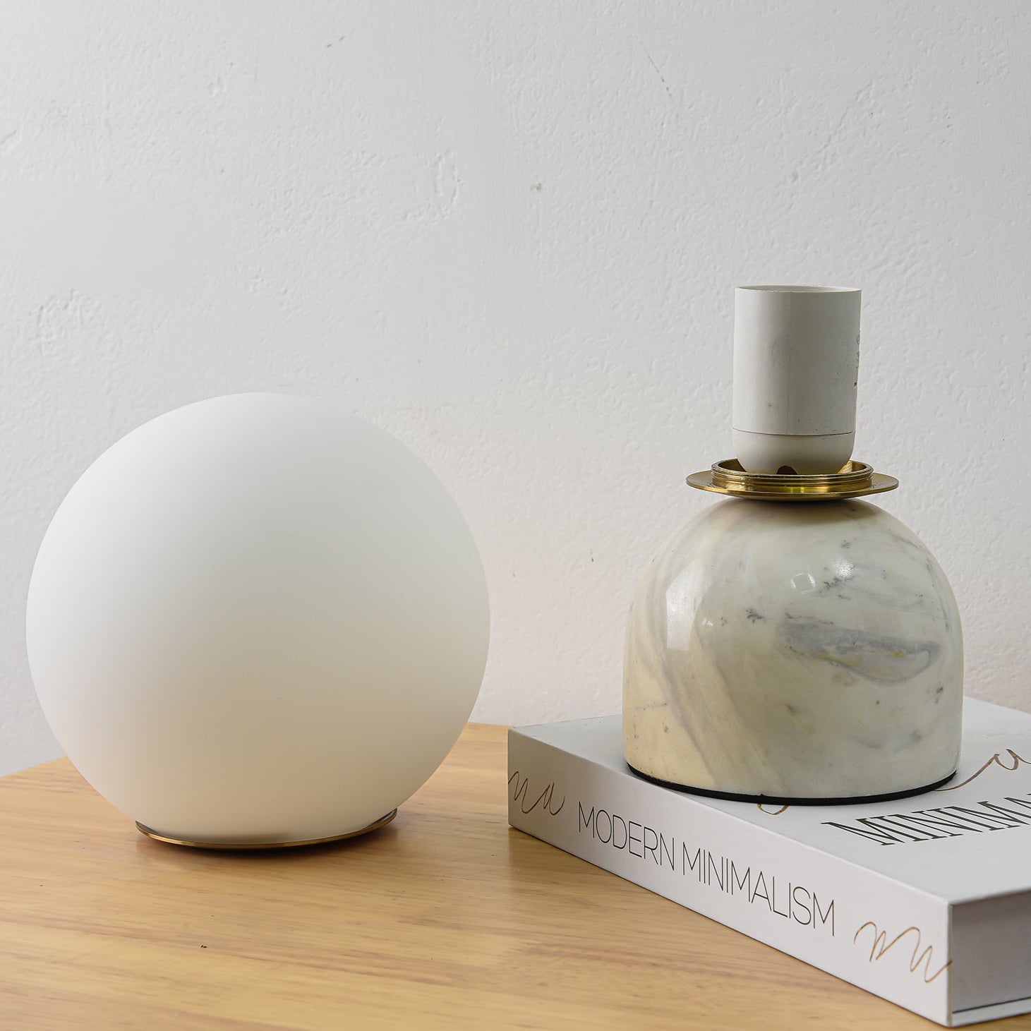 Orone Marble Scandinavian Table Lamp - Letslighting