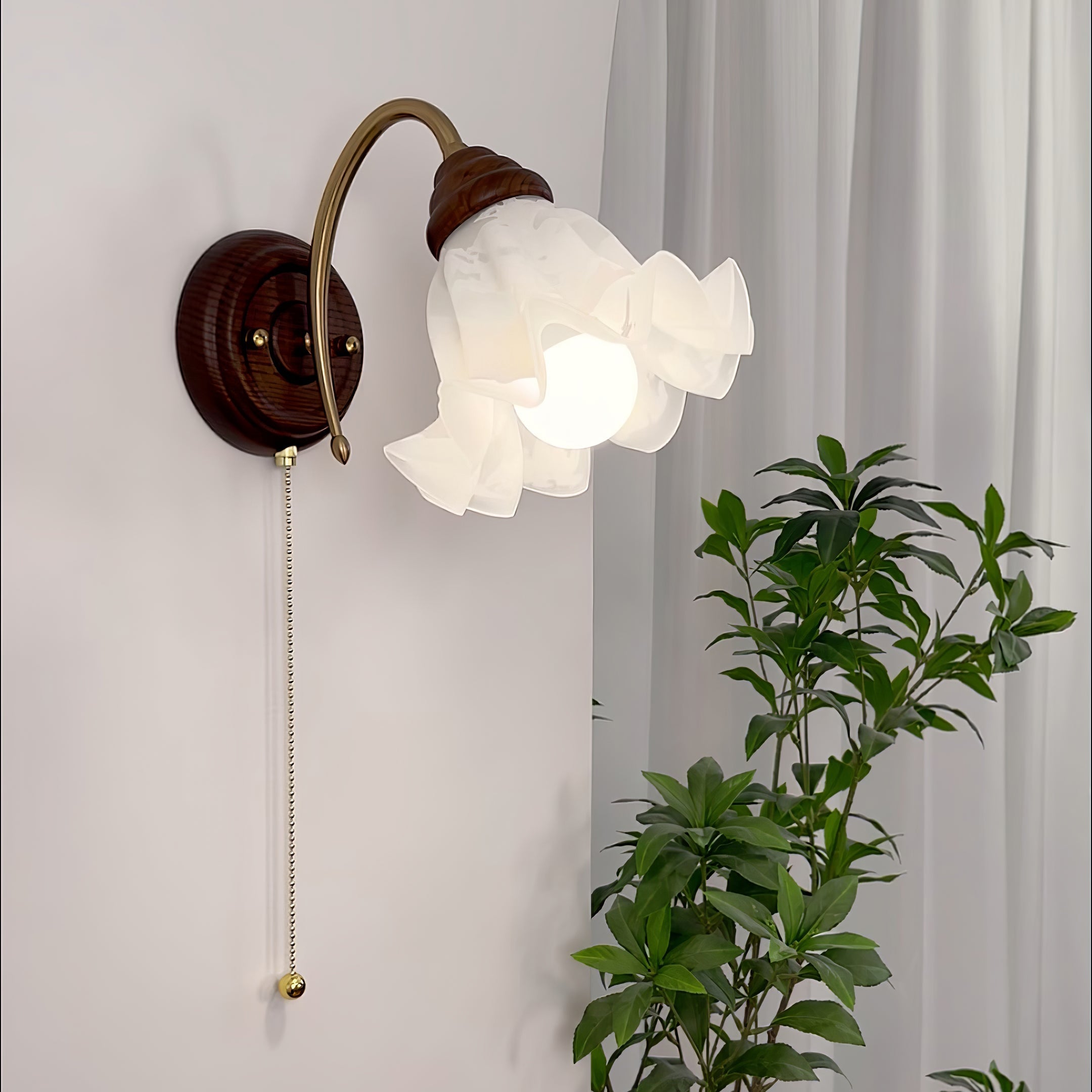 Civenan Nordic Elegance Art Glass Wall Lamp - Letslighting