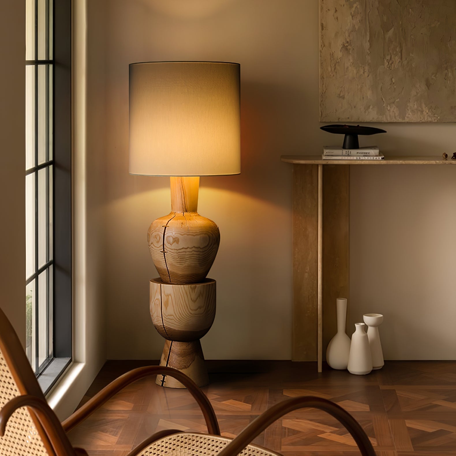 Ulvinir Wooden Table Lamp - Letslighting