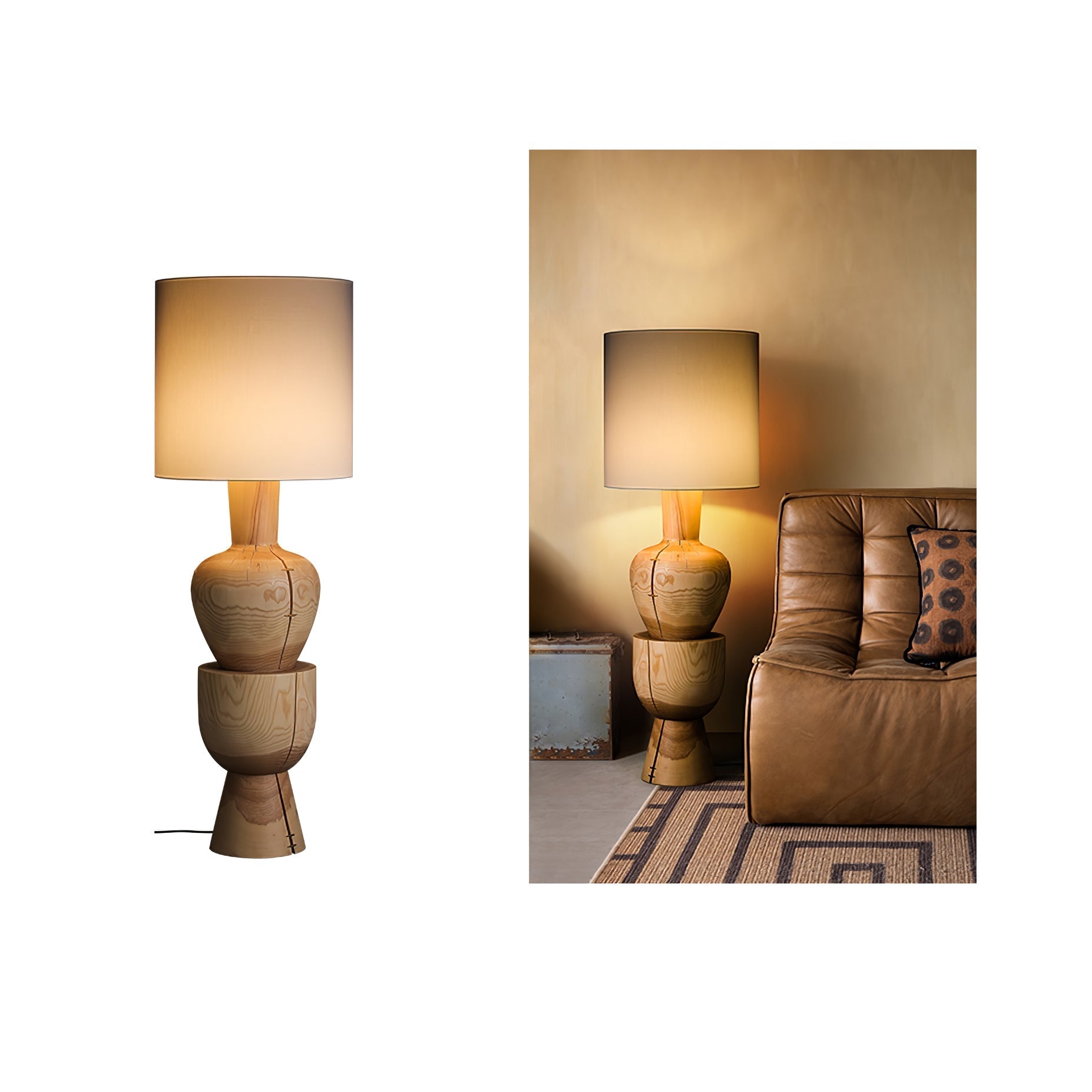 Ulvinir Wooden Table Lamp - Letslighting