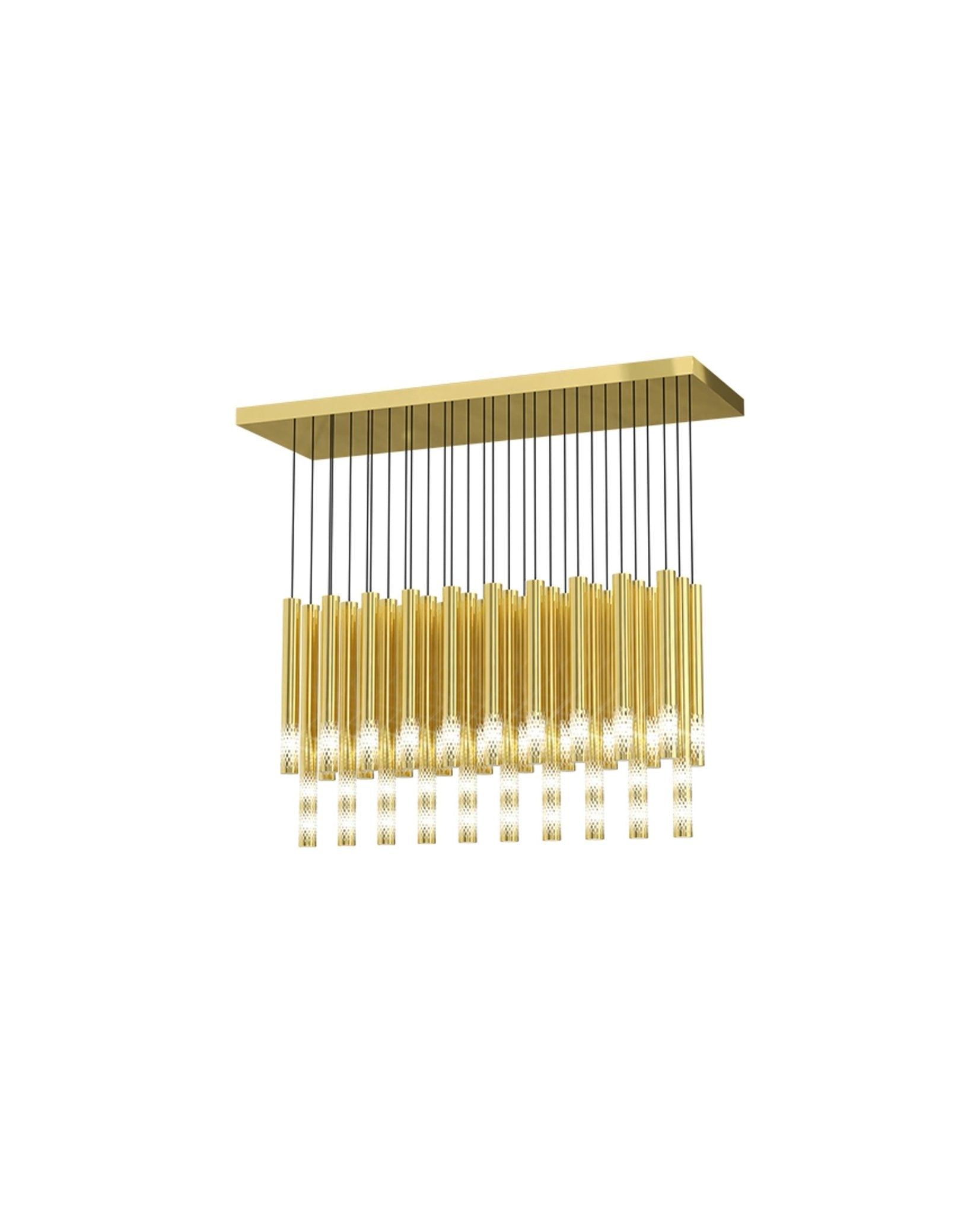 Ovynira Gold Rod Chandelier - Letslighting