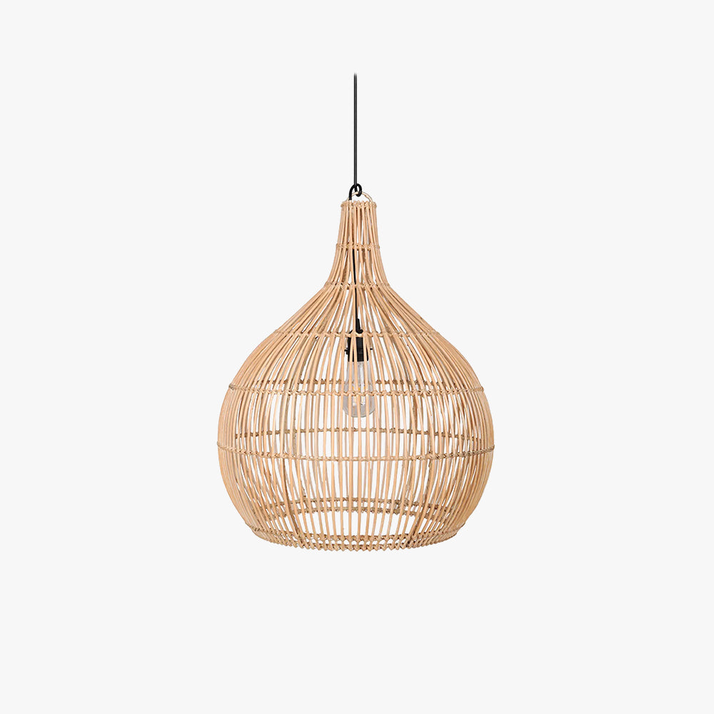 Ritta Japanese Creative Pendant Light Rattan Dining Room Bedroom
