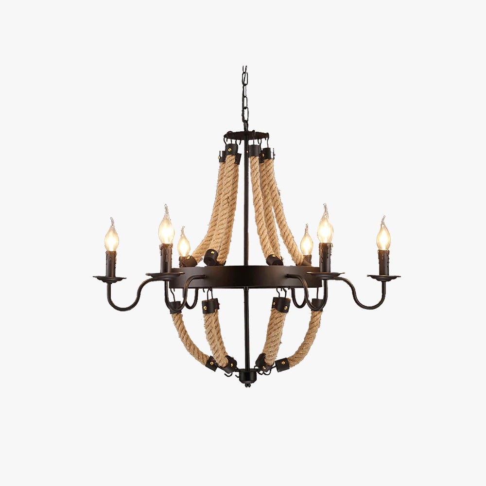 Epoch Industrial LED Pendant Light Rope Living Room Bar - Letslighting