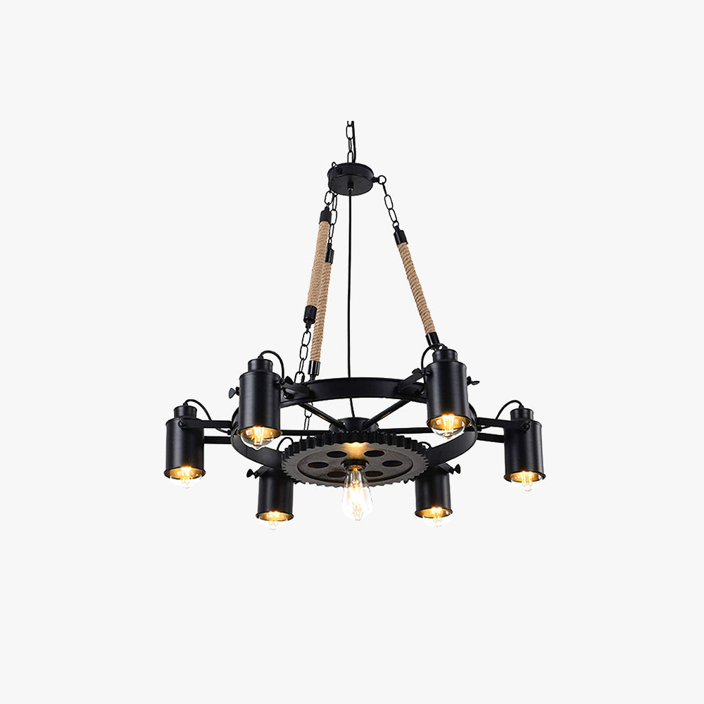 Epoch Industrial LED Pendant Light Metal Rope Cafe Bar - Letslighting