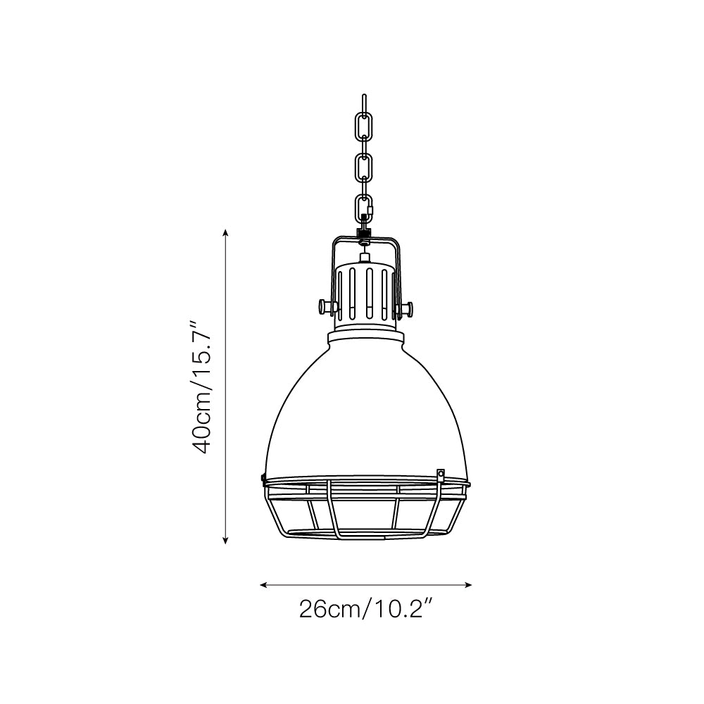 Evvynen Vintage Industrial Pendant Light - Letslighting
