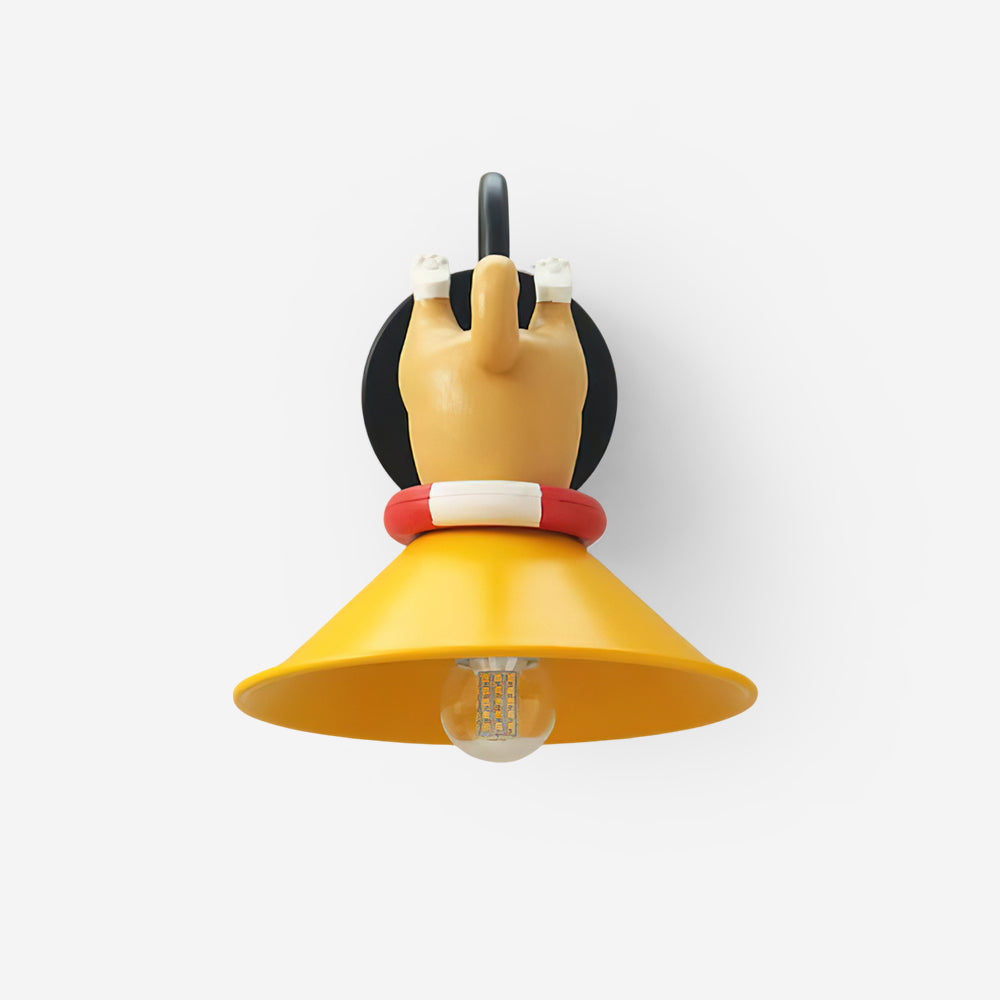 Taily Wall Lamp Dog Diving - Letslighting