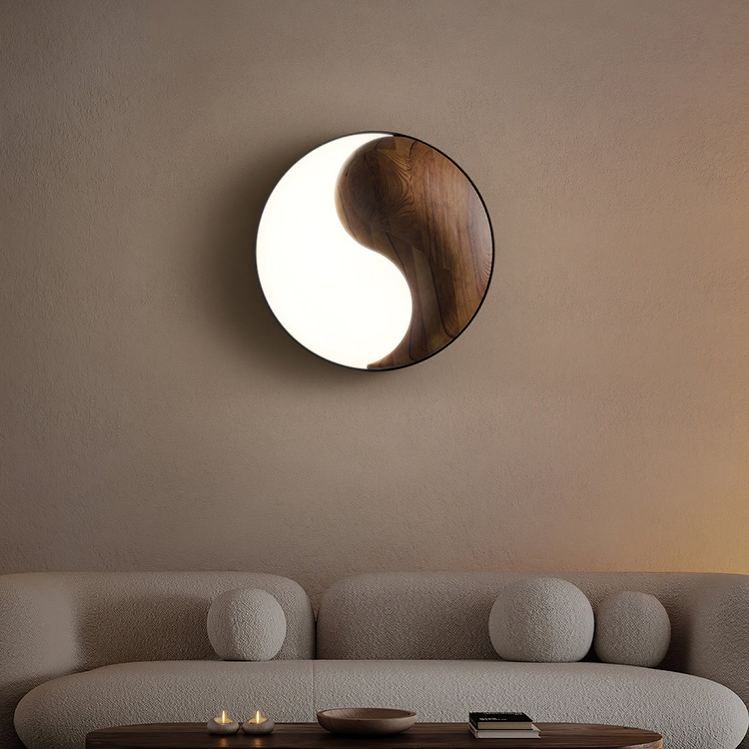 Ivelor Modern Minimalist Balance Wood Ceiling Light - Letslighting