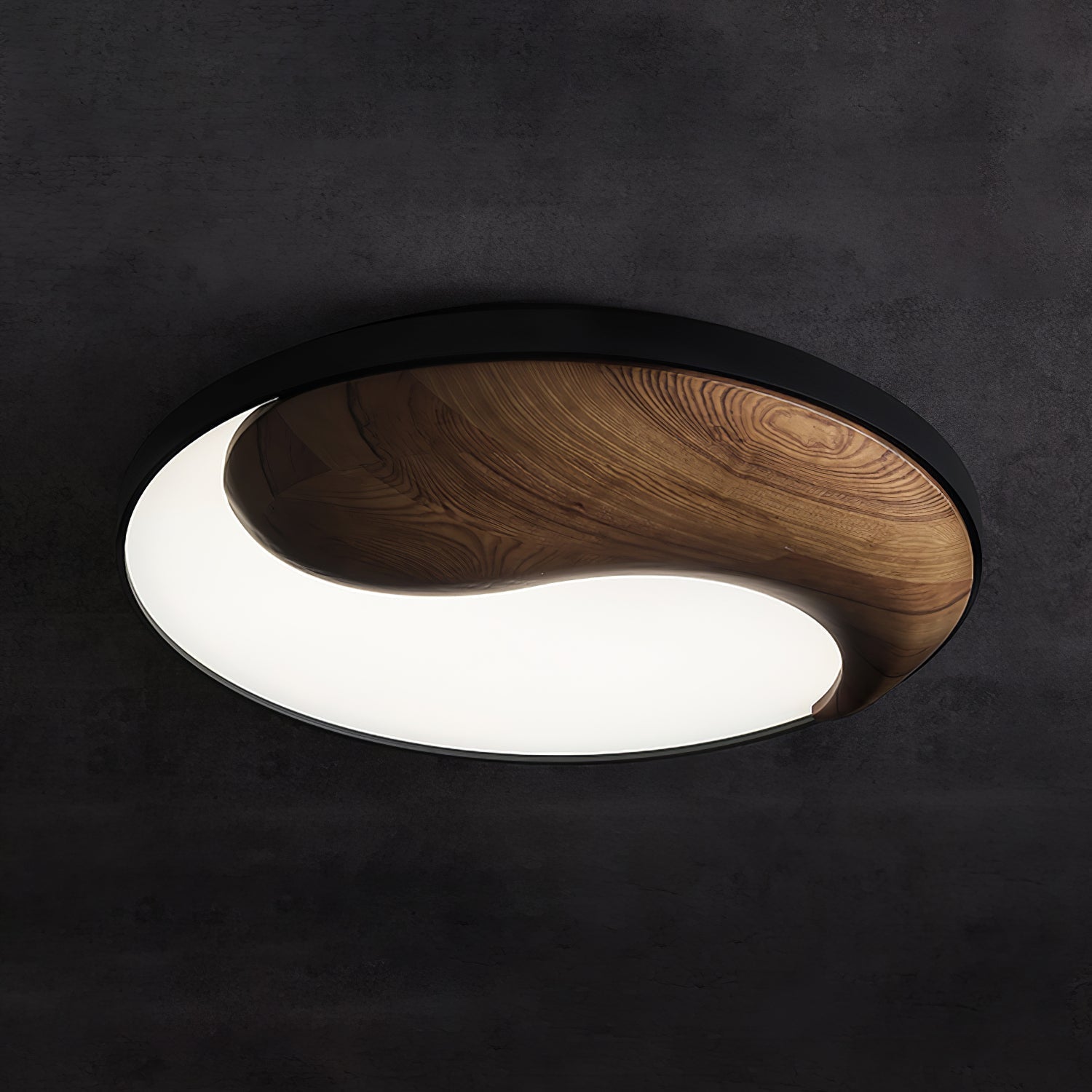 Ivelor Modern Minimalist Balance Wood Ceiling Light - Letslighting