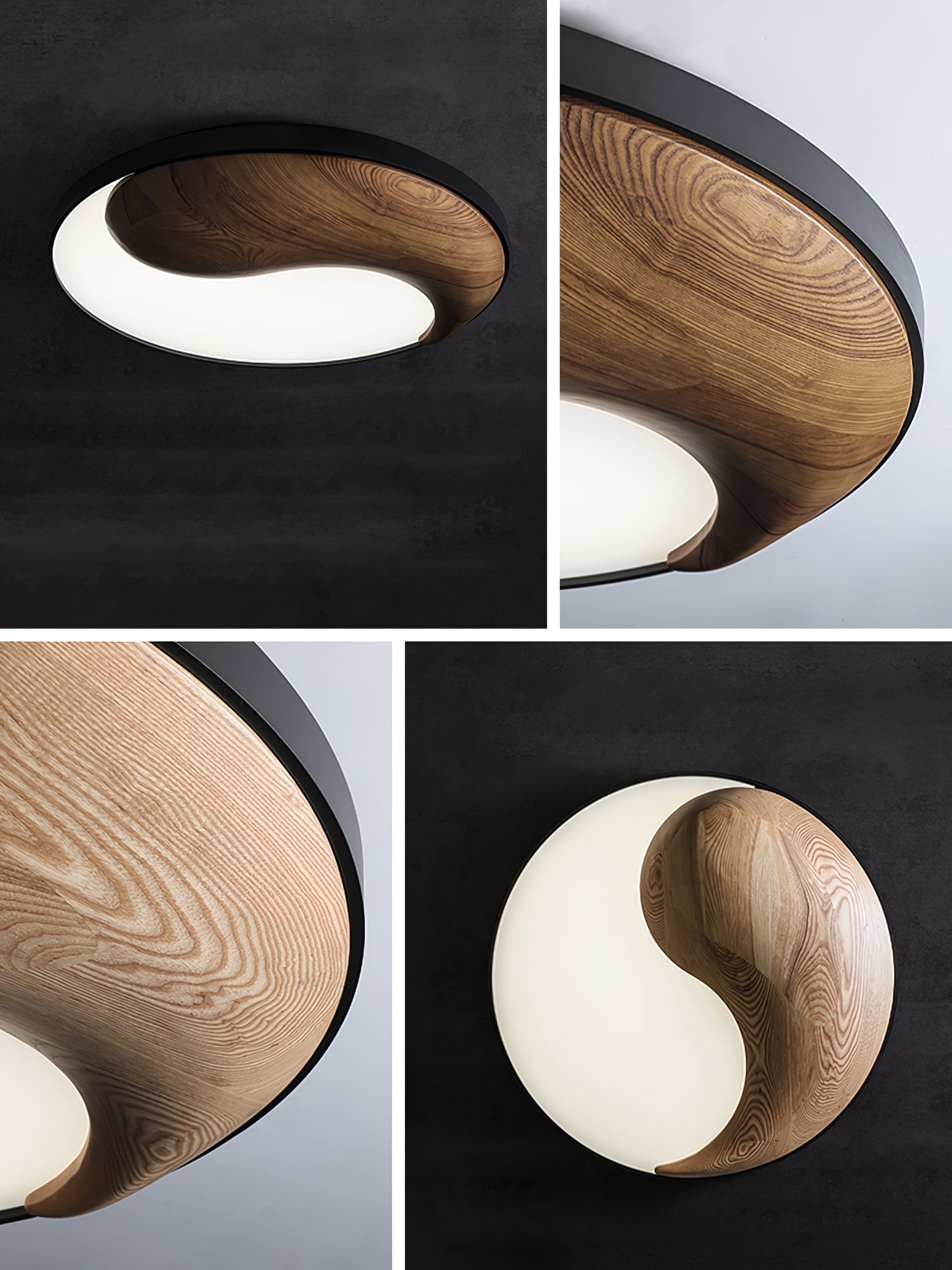 Ivelor Modern Minimalist Balance Wood Ceiling Light - Letslighting