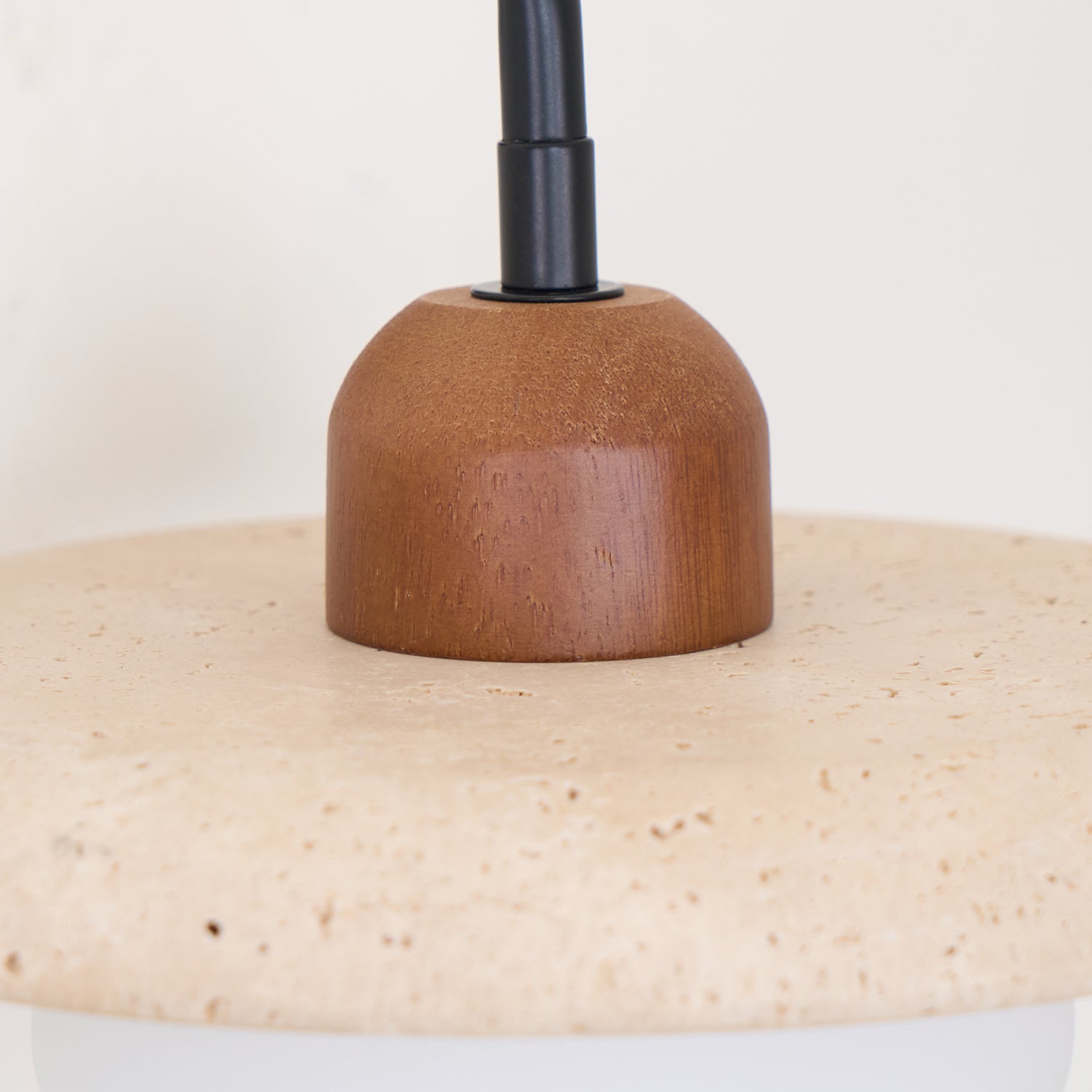 Solaro Wall Light Travertine Pull Chain Switch - Letslighting