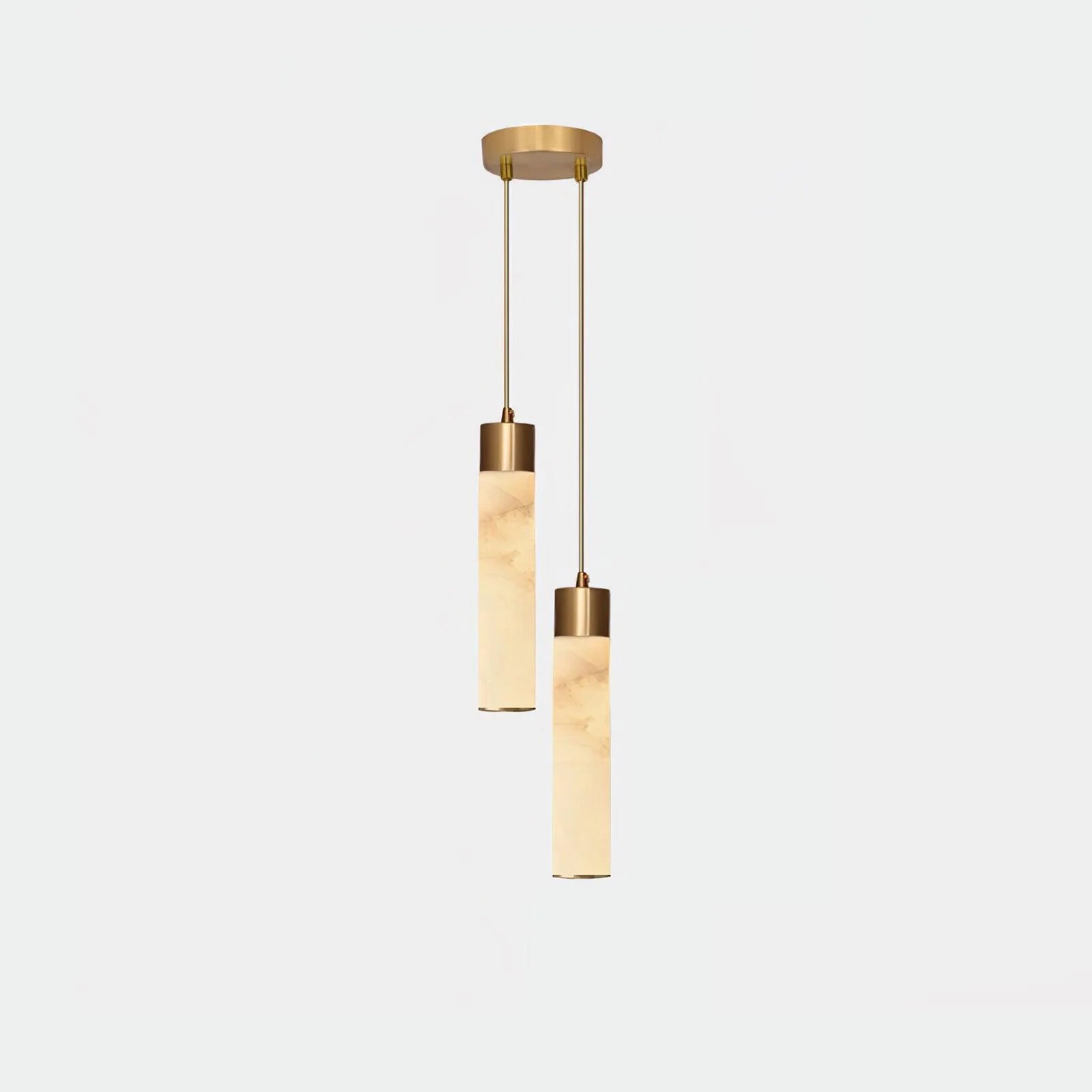 Dike White Alabaster Pendant Light - Letslighting