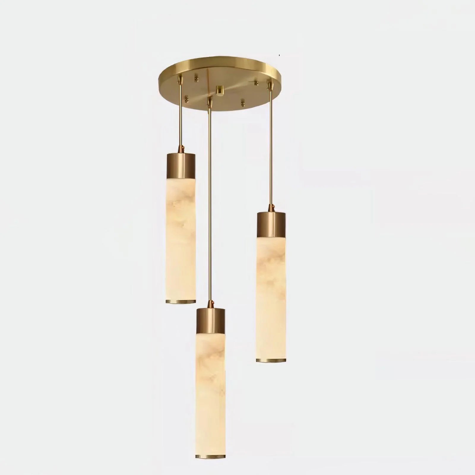 Dike White Alabaster Pendant Light - Letslighting