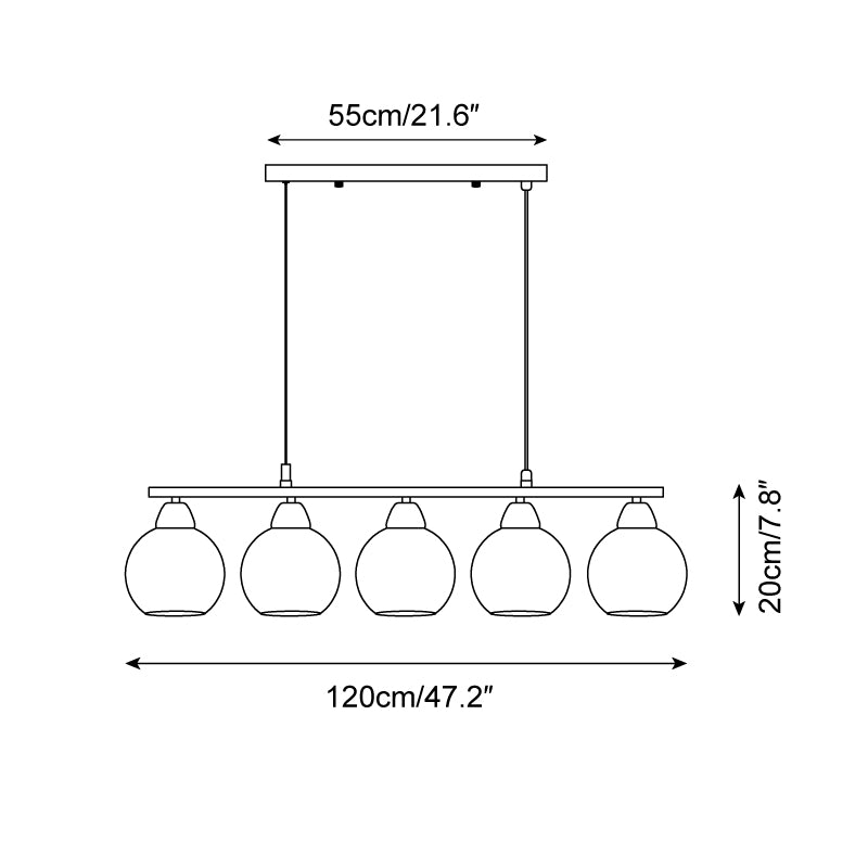 Amara Hand-blown Glass Chandelier - Letslighting