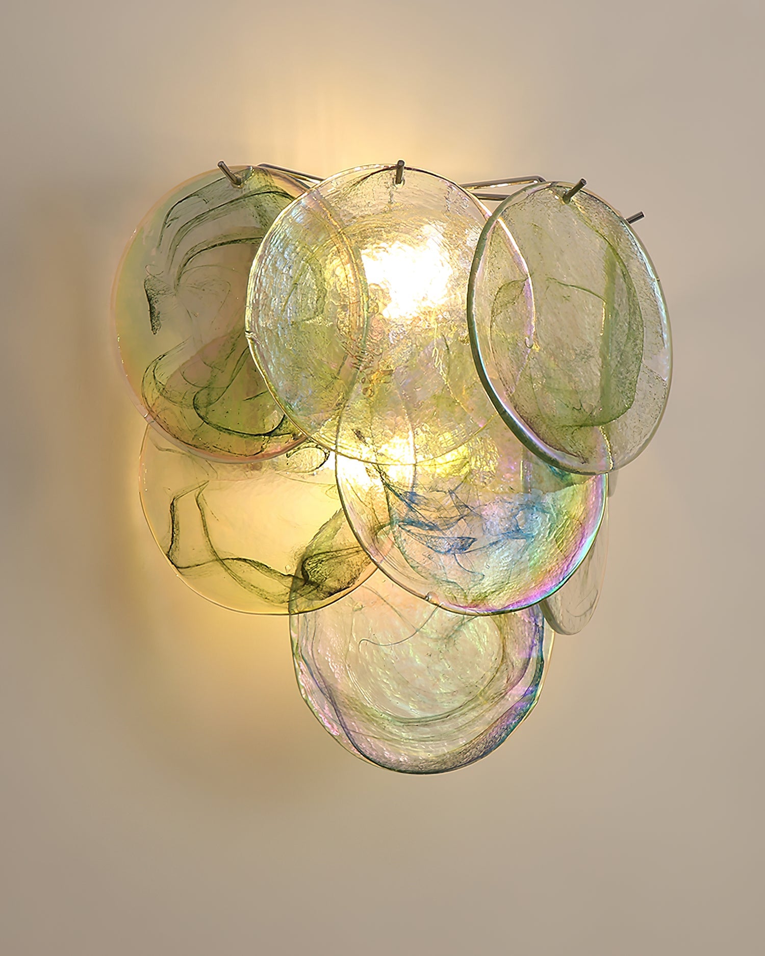 Opalara Pink Capiz Shell Wall Lamp - Letslighting