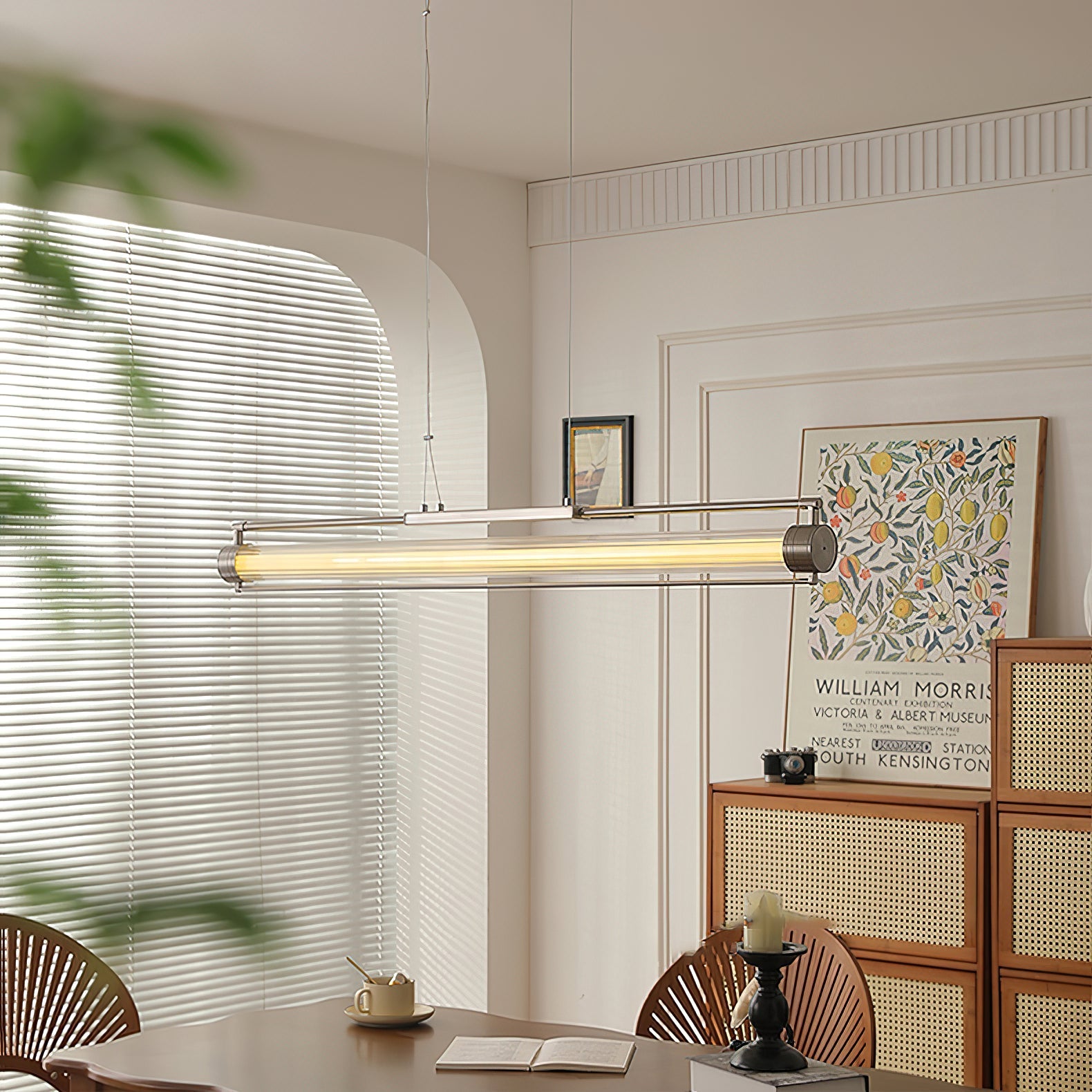 Lylorel Modern Minimalist Wand Glass Pendnat Lamp - Letslighting