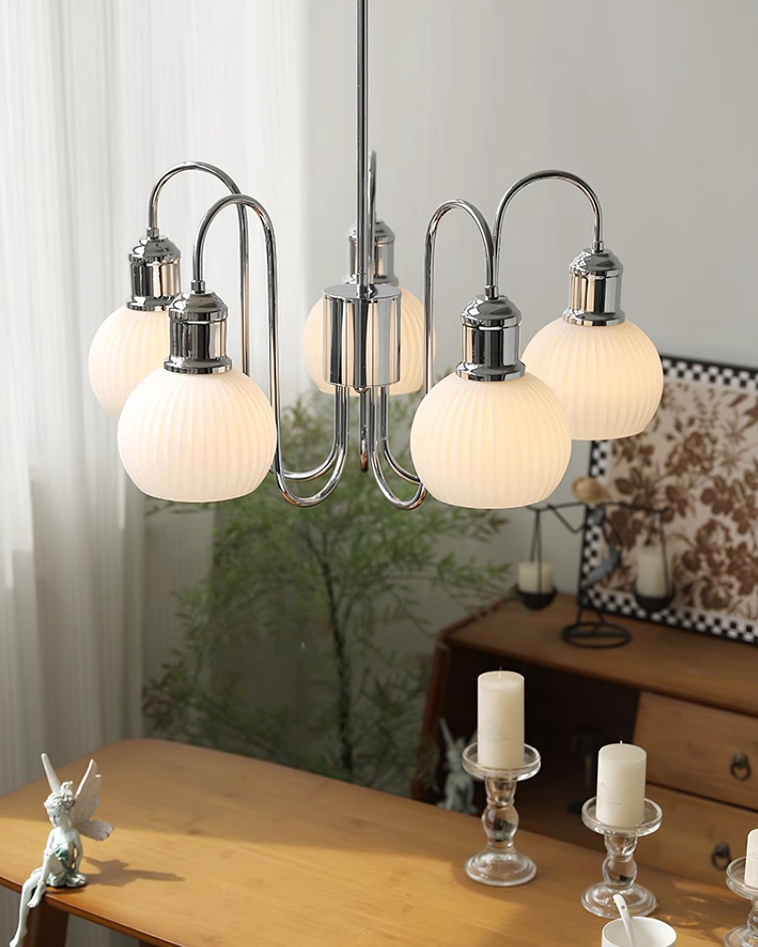 Tamara Mid-Century Revival Globe Chandelier - Letslighting