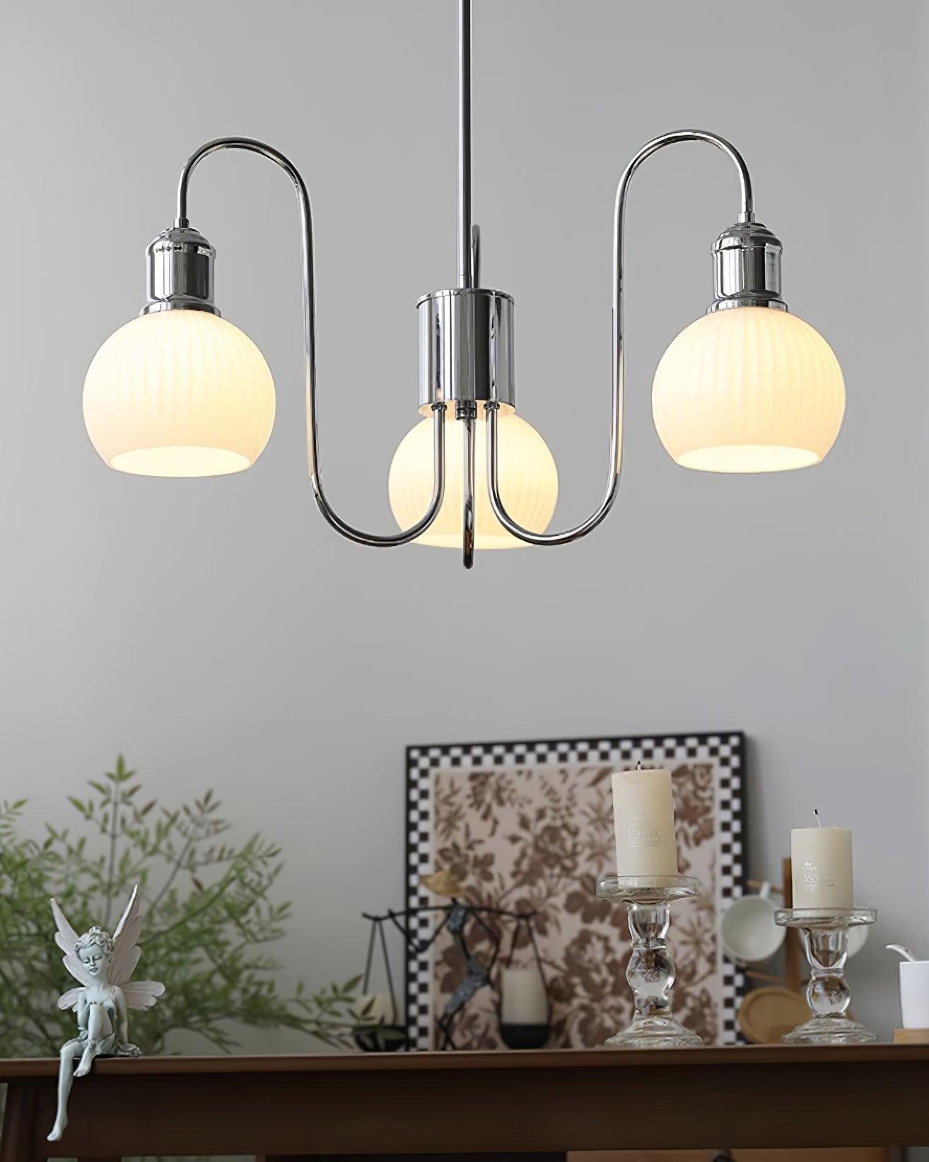 Tamara Mid-Century Revival Globe Chandelier - Letslighting