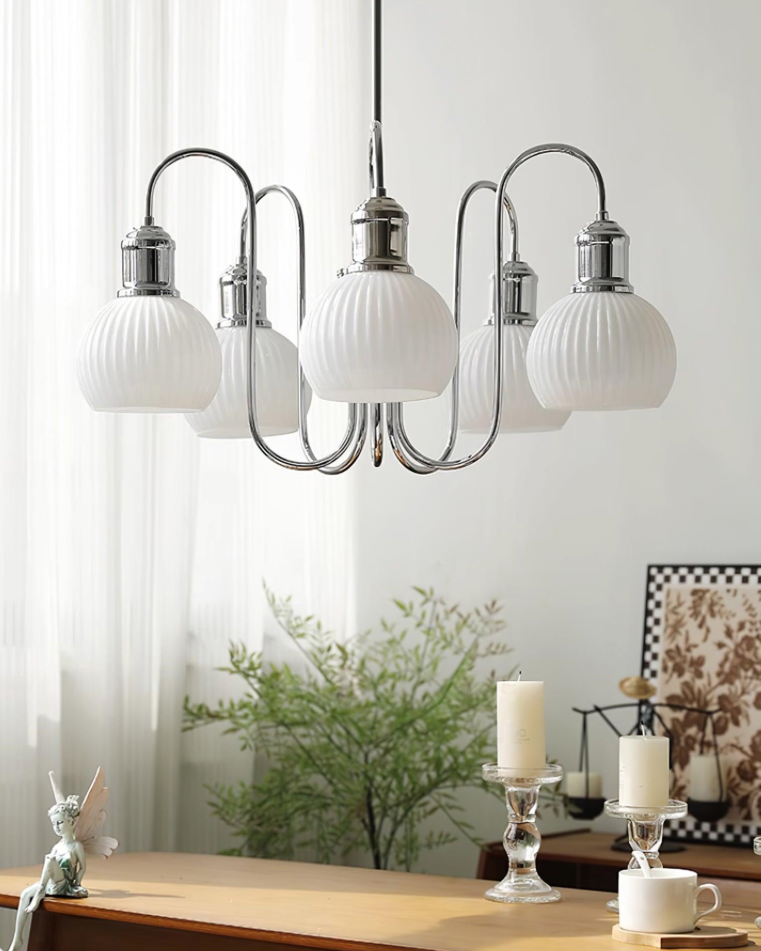 Tamara Mid-Century Revival Globe Chandelier - Letslighting