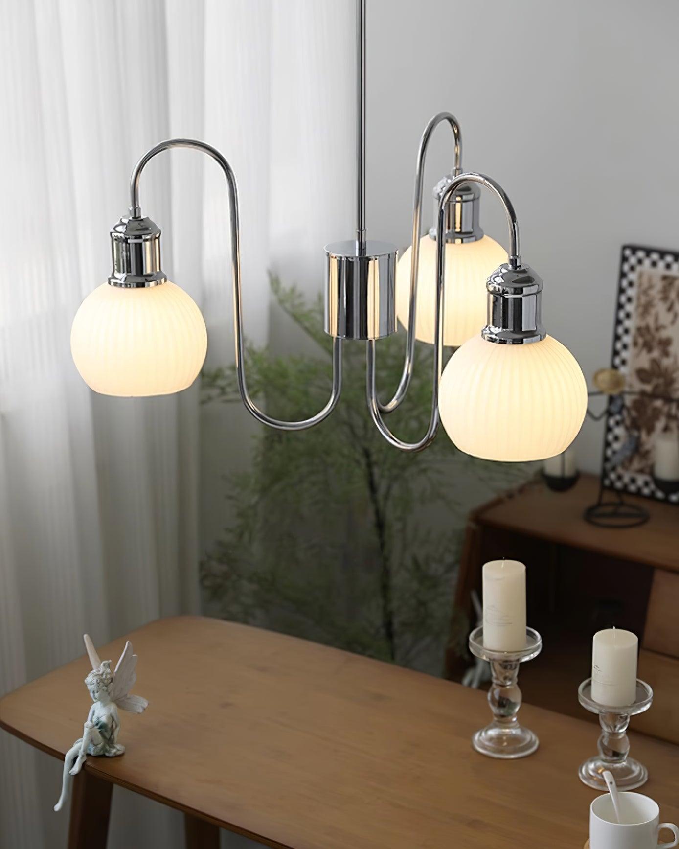 Tamara Mid-Century Revival Globe Chandelier - Letslighting
