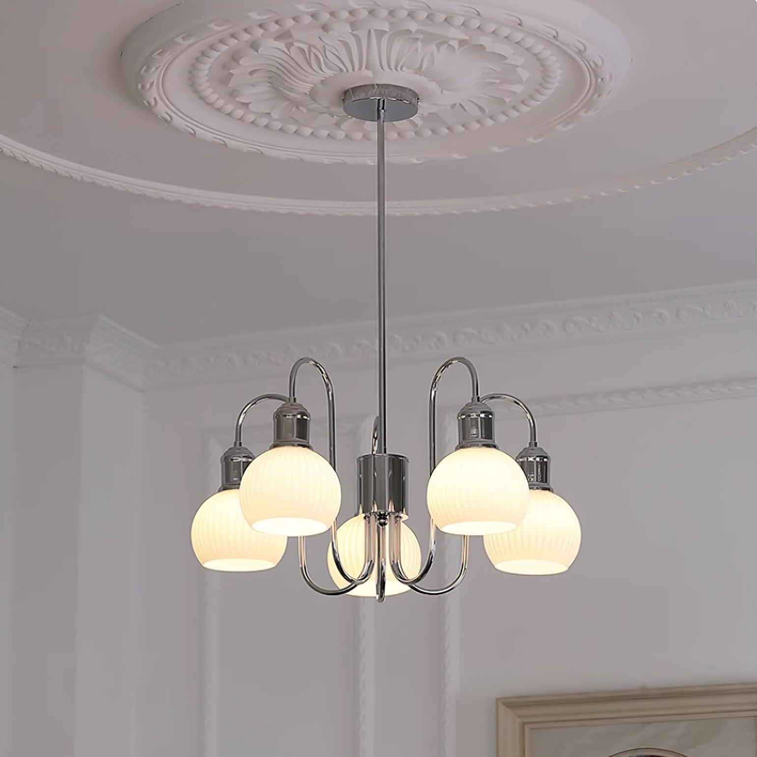 Tamara Mid-Century Revival Globe Chandelier - Letslighting