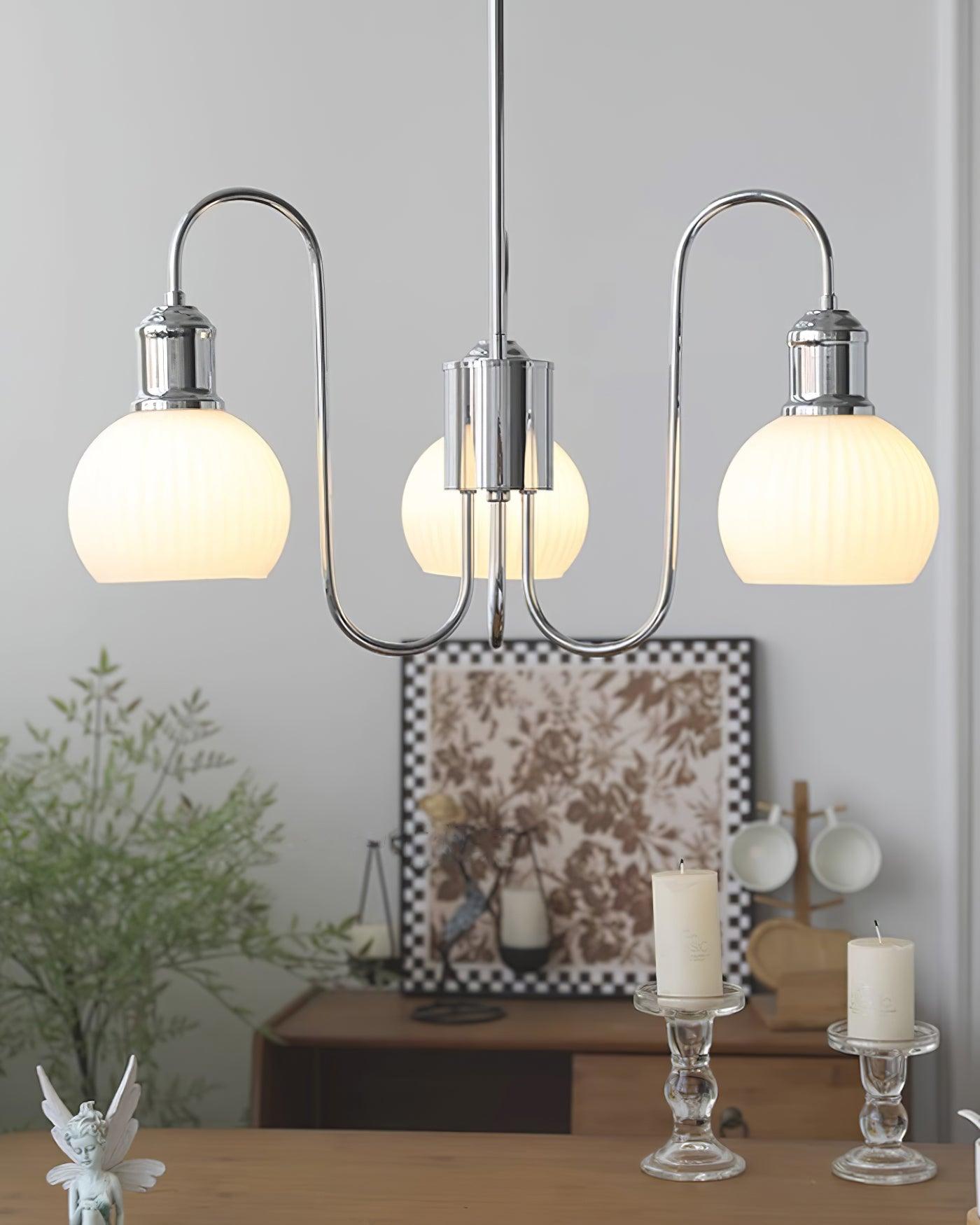 Tamara Mid-Century Revival Globe Chandelier - Letslighting
