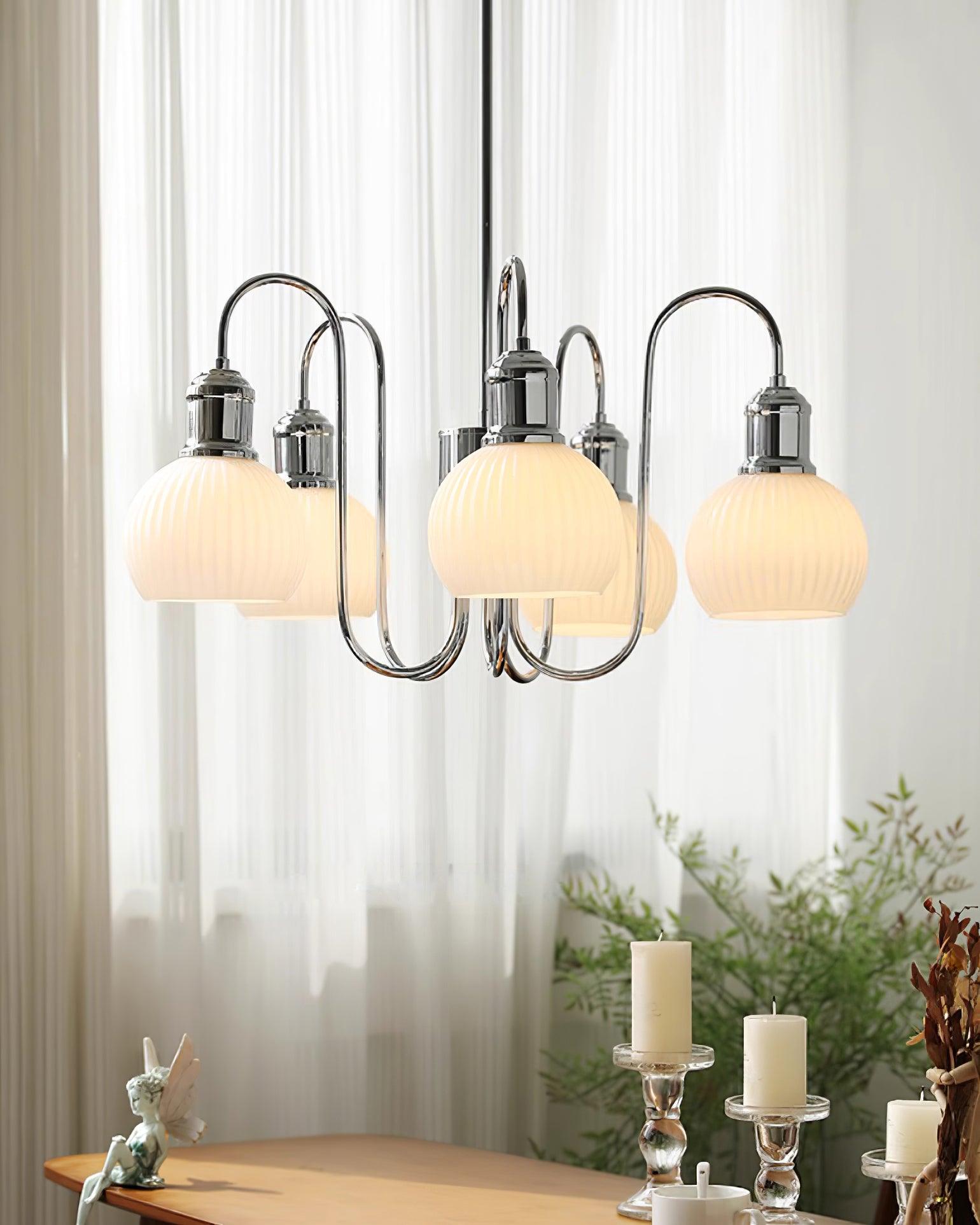 Tamara Mid-Century Revival Globe Chandelier - Letslighting