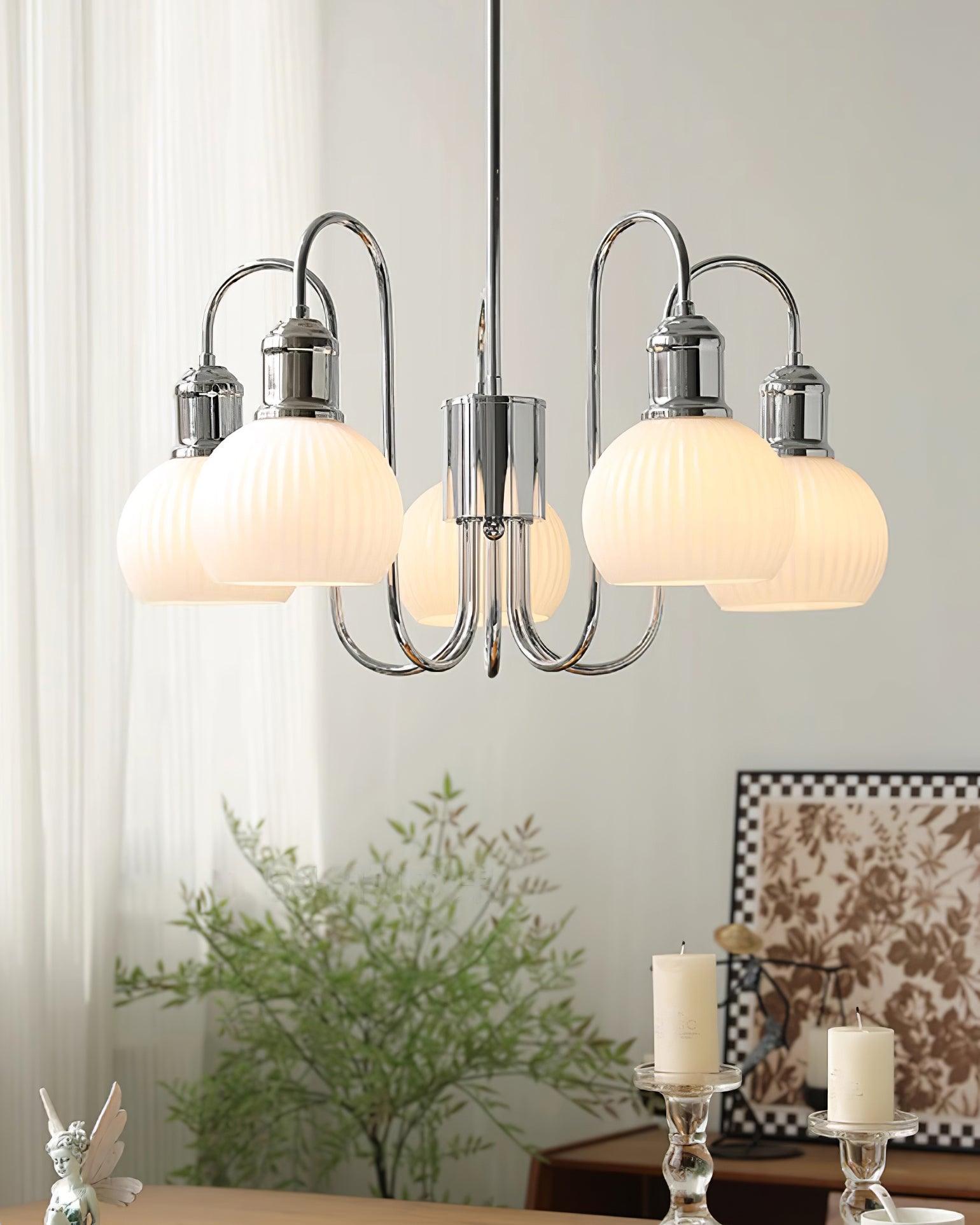 Tamara Mid-Century Revival Globe Chandelier - Letslighting