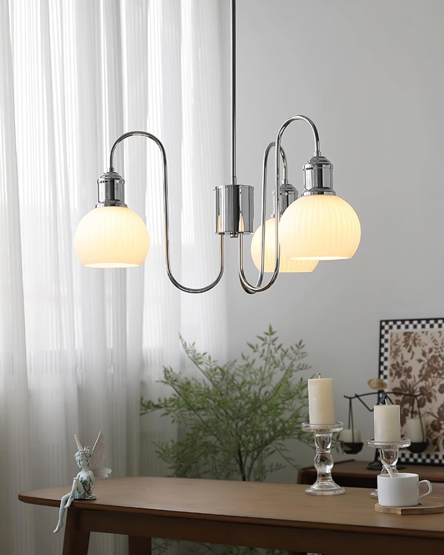 Tamara Mid-Century Revival Globe Chandelier - Letslighting