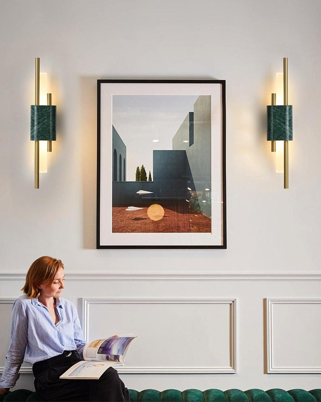 Mildred Premium Nordic Art Marble Wall Light - Letslighting