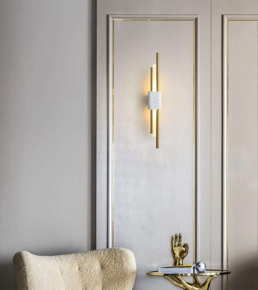 Mildred Premium Nordic Art Marble Wall Light - Letslighting