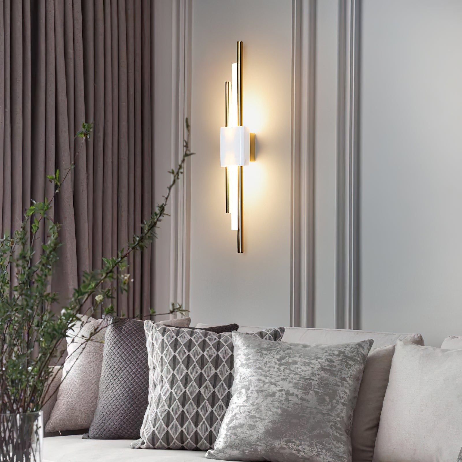 Mildred Premium Nordic Art Marble Wall Light - Letslighting